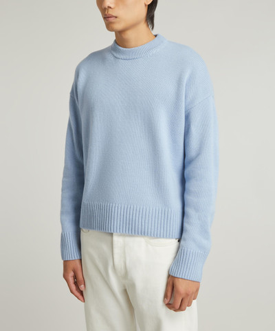 AMI Paris Cropped Wool and Cashmere Jumper outlook