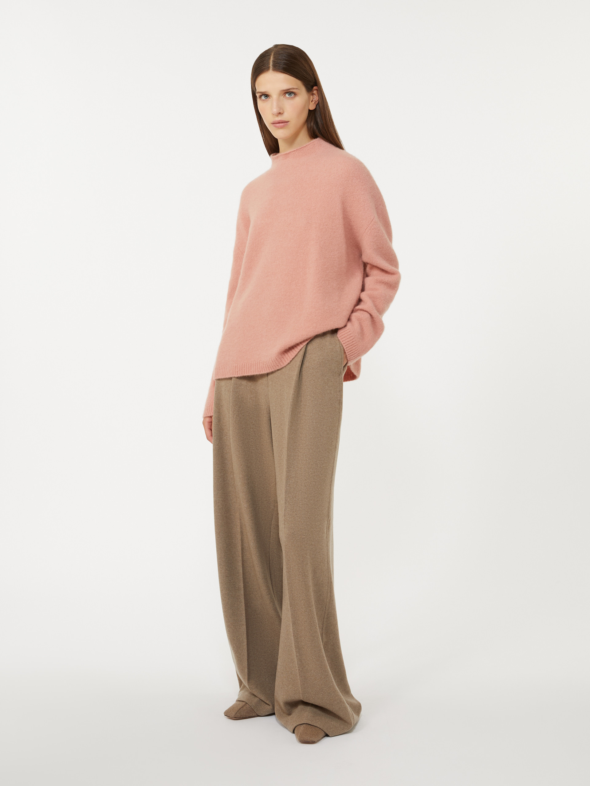 ORLAYA Boxy jumper in stretch cashmere yarn - 2