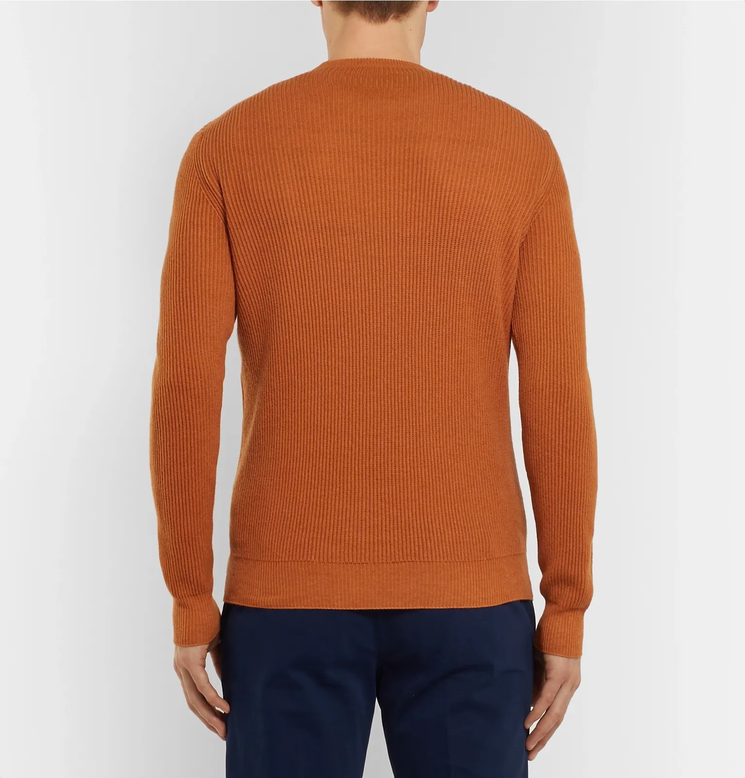 Ribbed Cashmere Sweater - 5