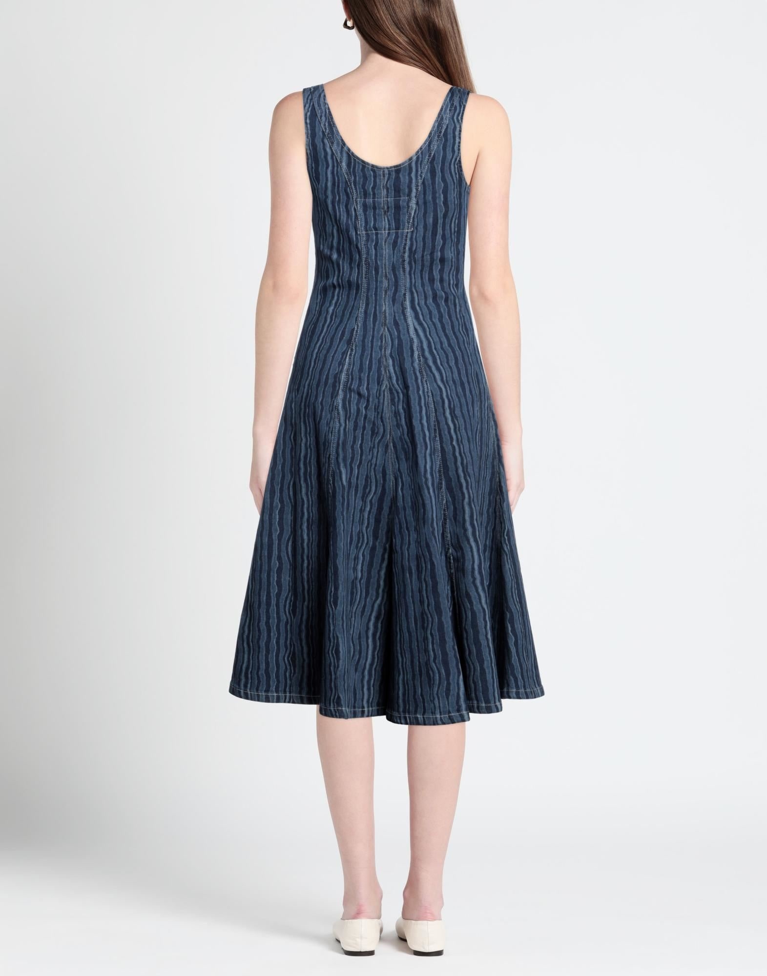 Blue Women's Denim Dress - 4