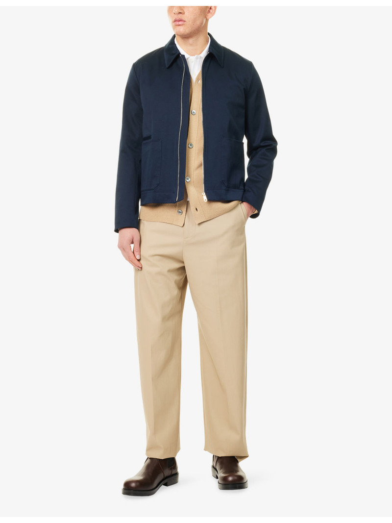 Paul Smith Patch-Pocket Cotton Harrington Jacket outlook