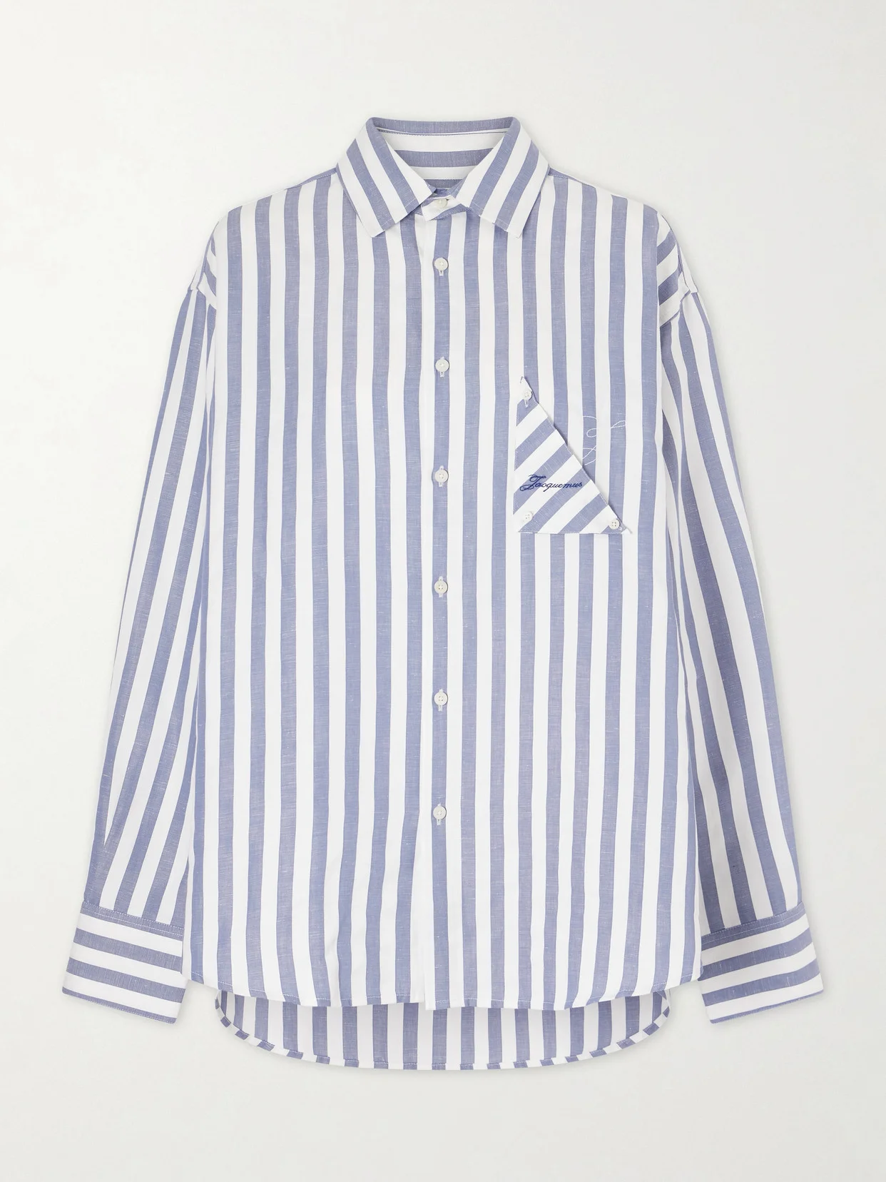 La Chemise Voilier Striped Cotton-poplin Shirt - 1