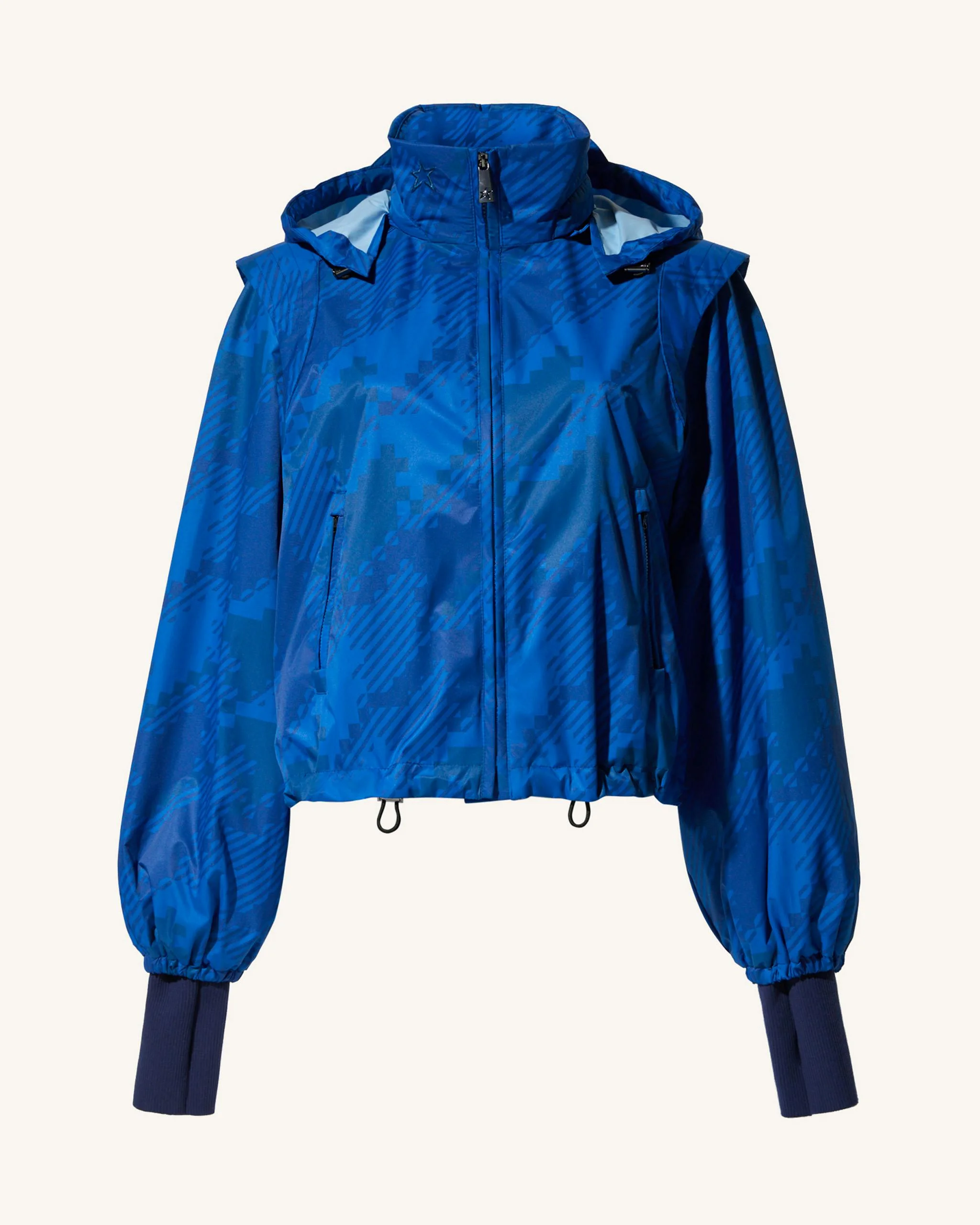 Houndstooth Blouson Jacket - 1