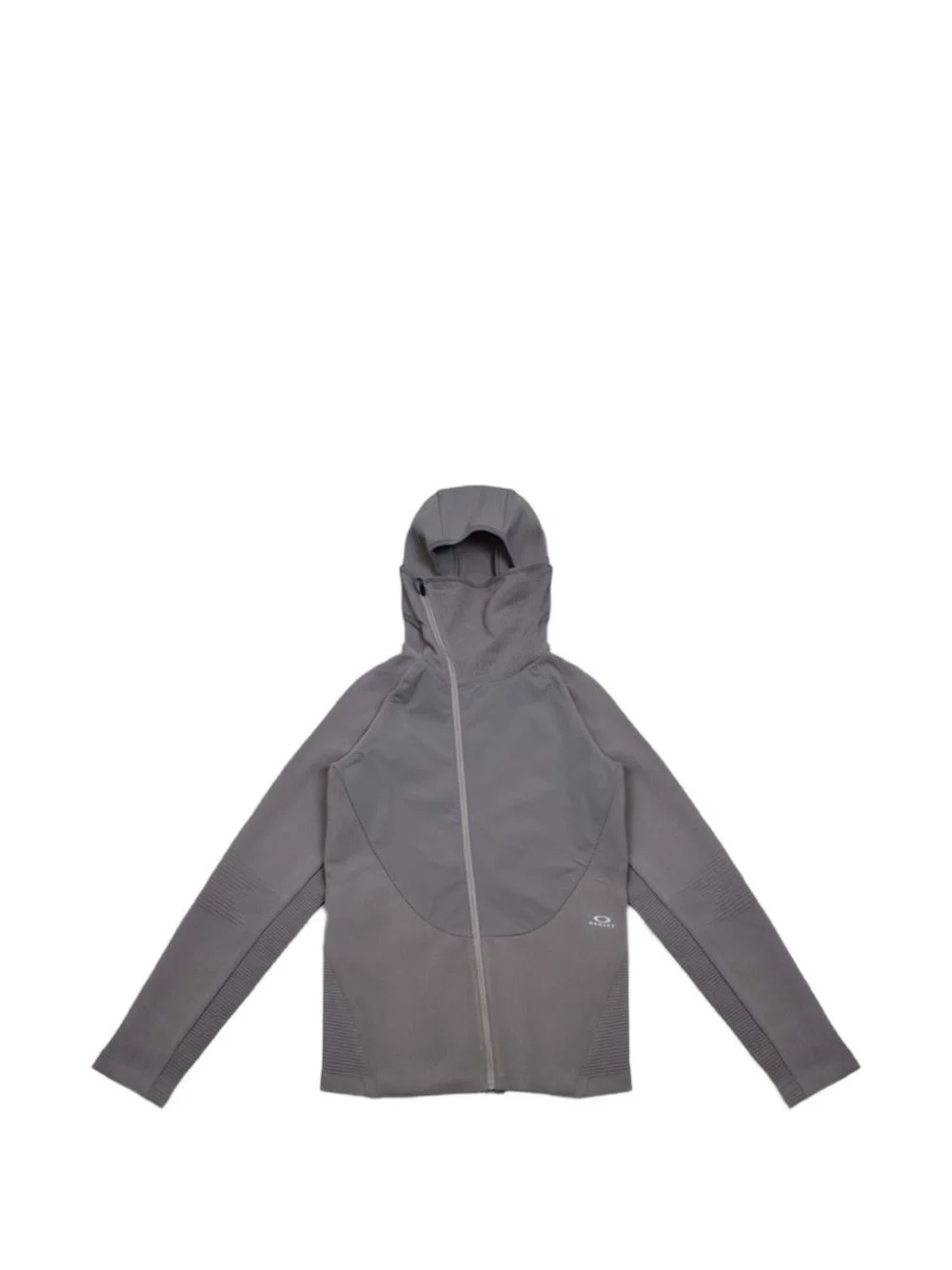 hooded textured jacket - 1