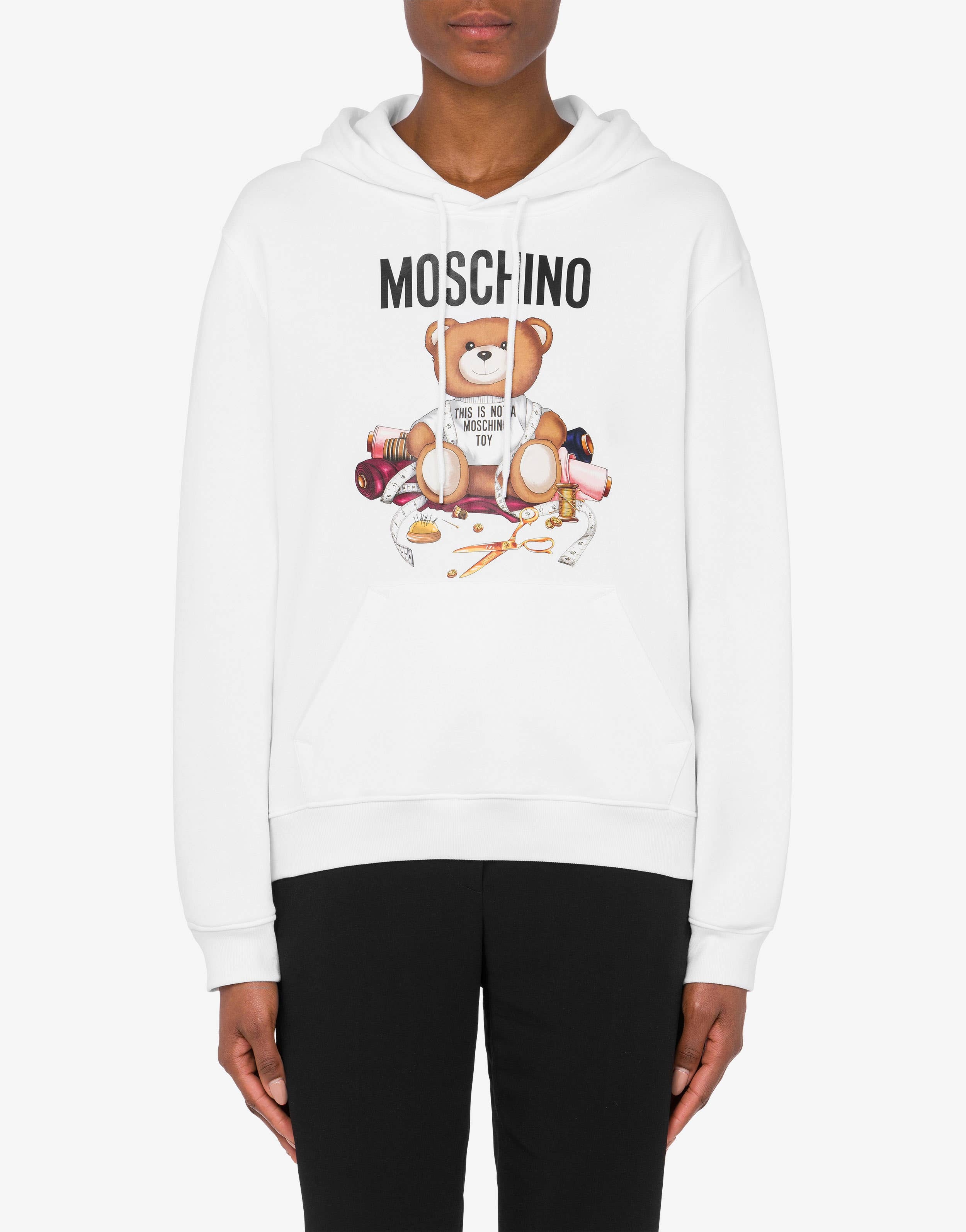 Moschino TAILOR TEDDY BEAR HOODIE | REVERSIBLE