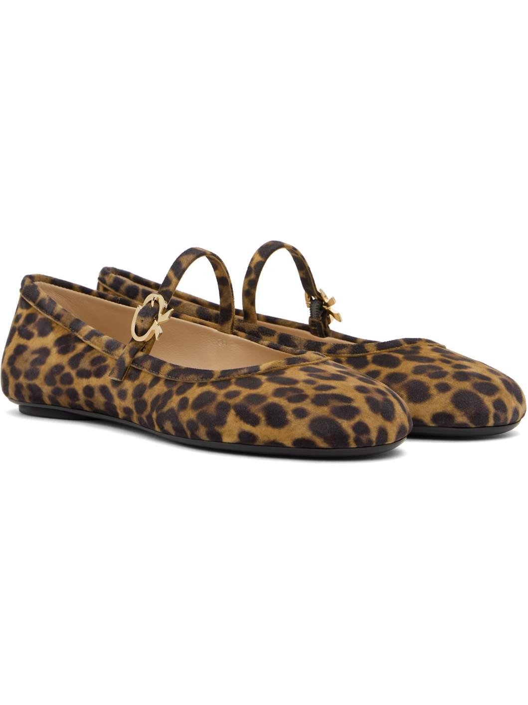 Brown Carla Ballerina Flats - 4