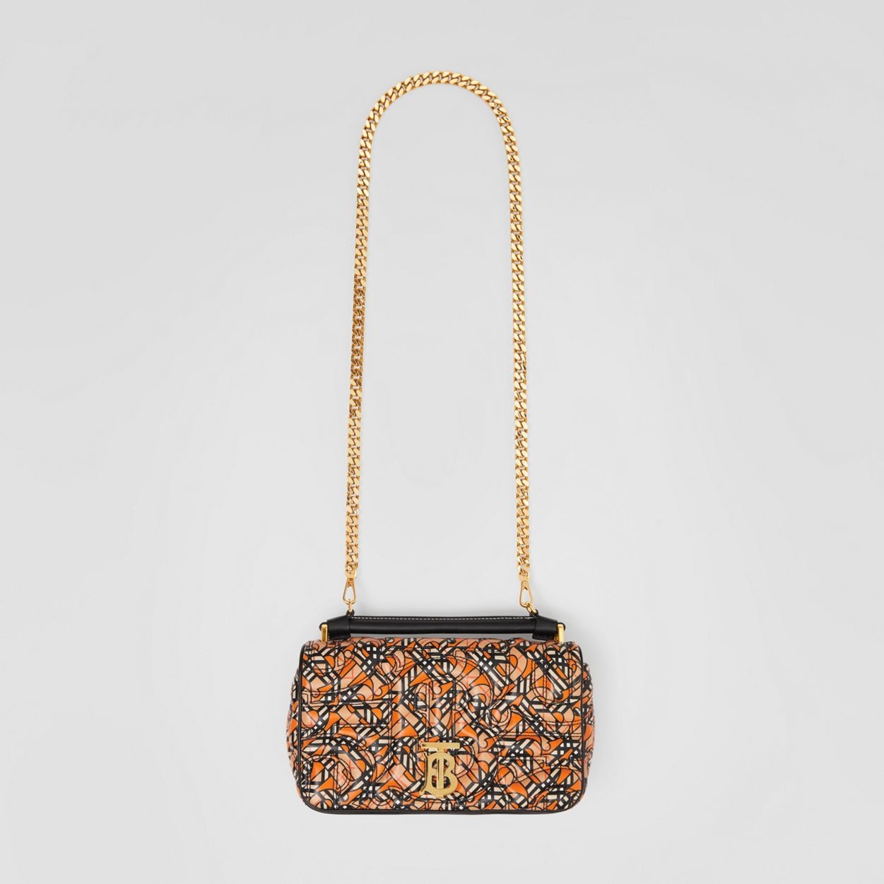 Small Monogram Print Quilted Lambskin Lola Bag - 5