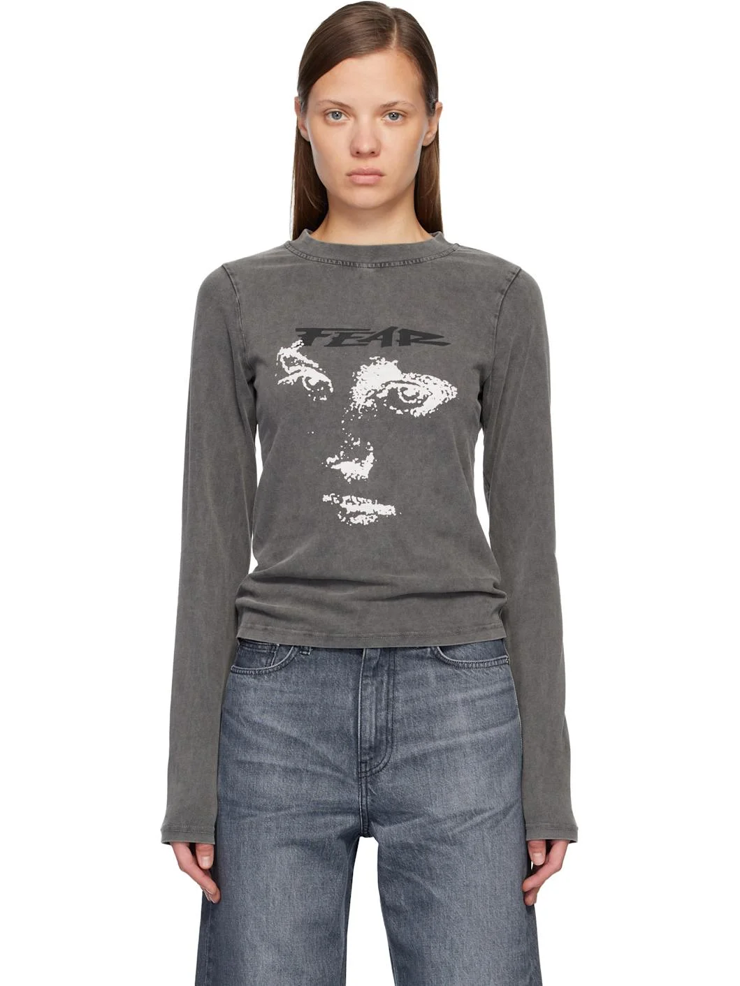 Gray Merch LS T-shirt - 1