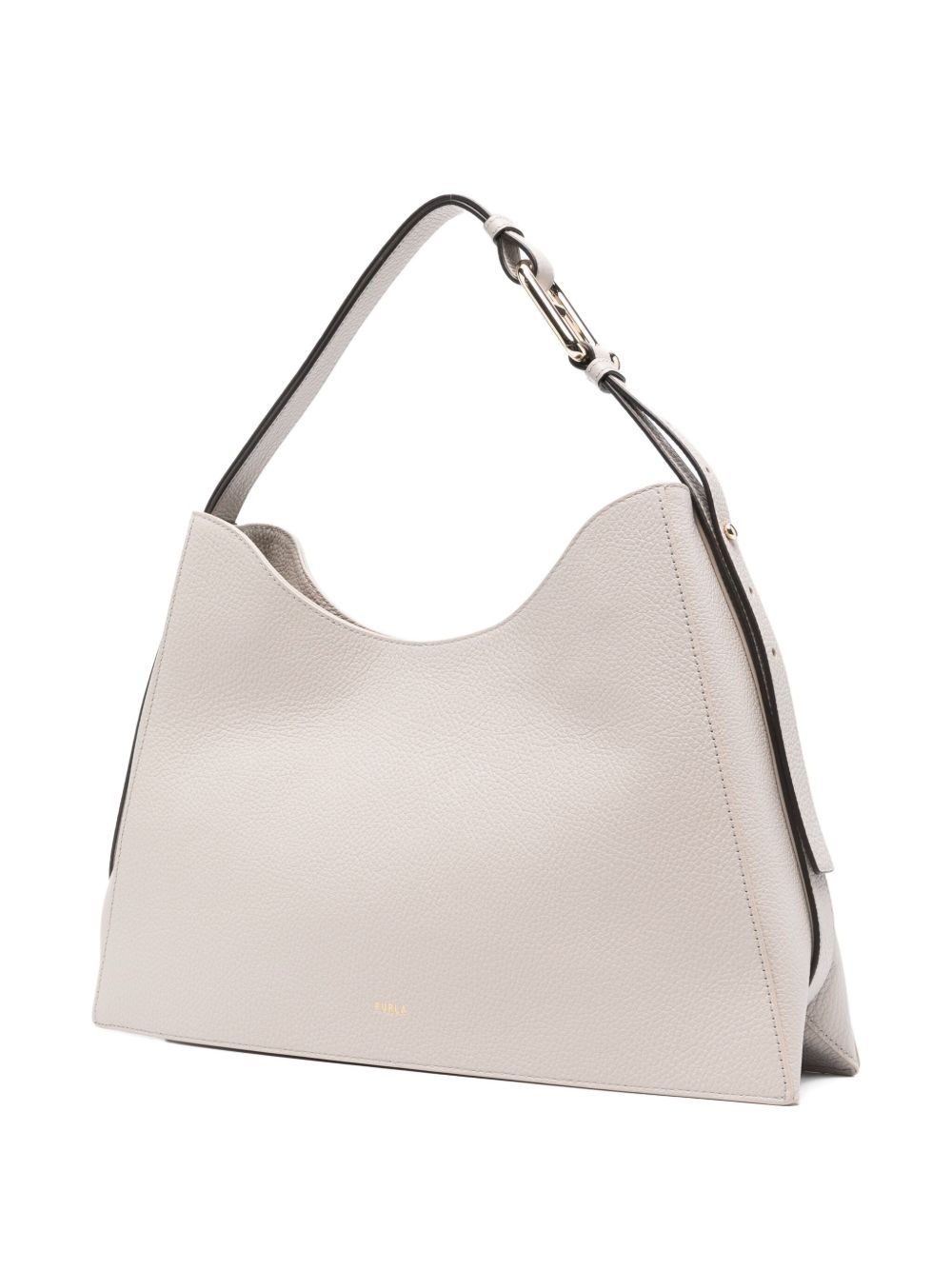 curved-top shoulder bag - 3