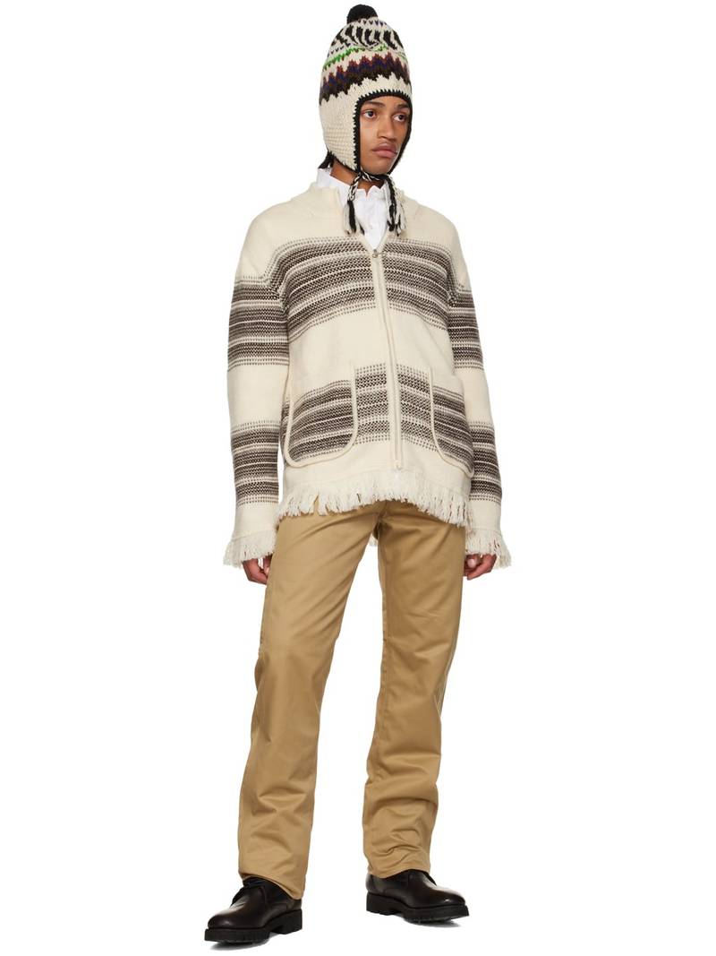 Junya Watanabe MAN Off-White Comme des Garçons Edition Striped Sweater outlook