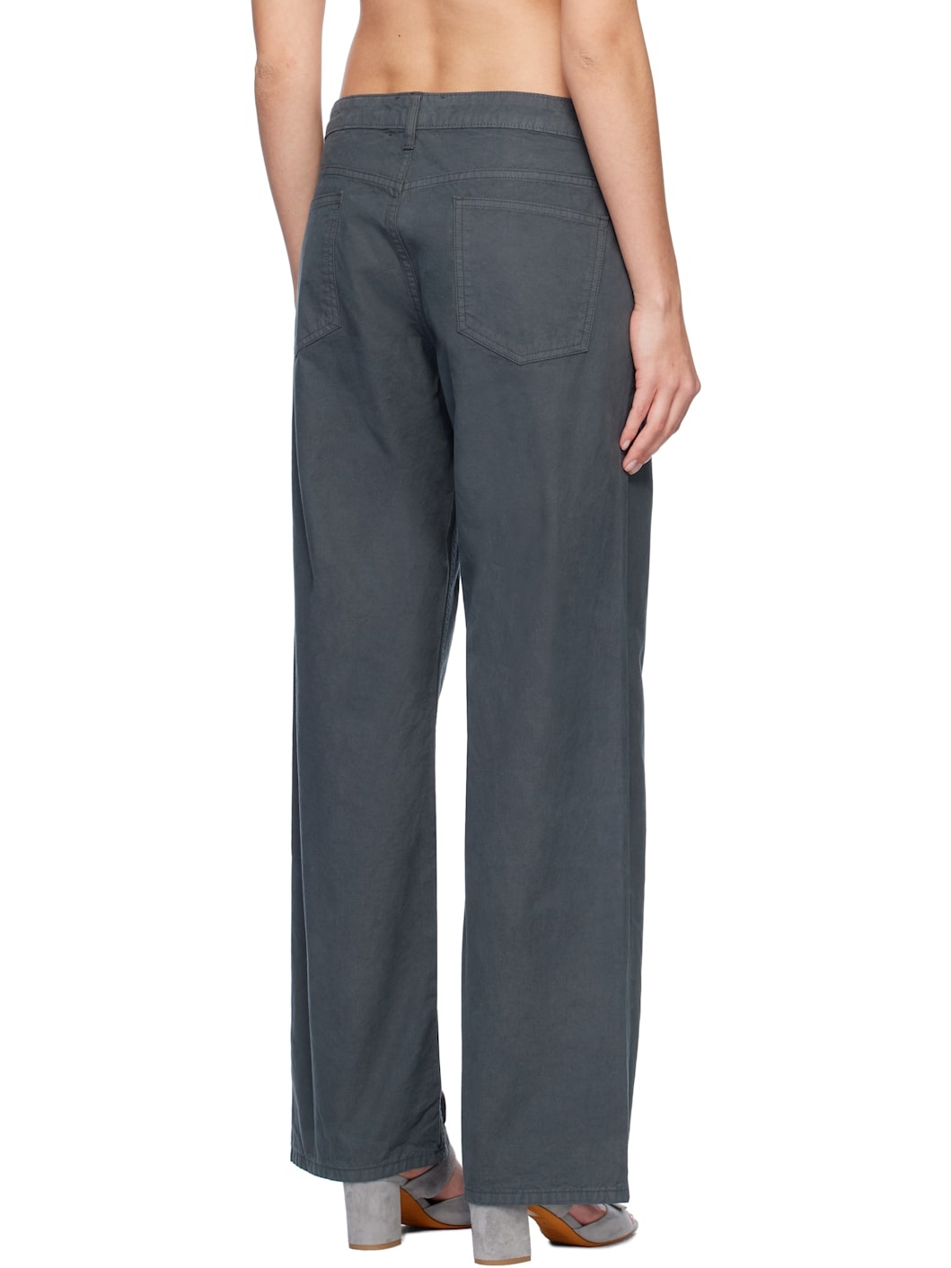 Gray Asia Trousers - 3
