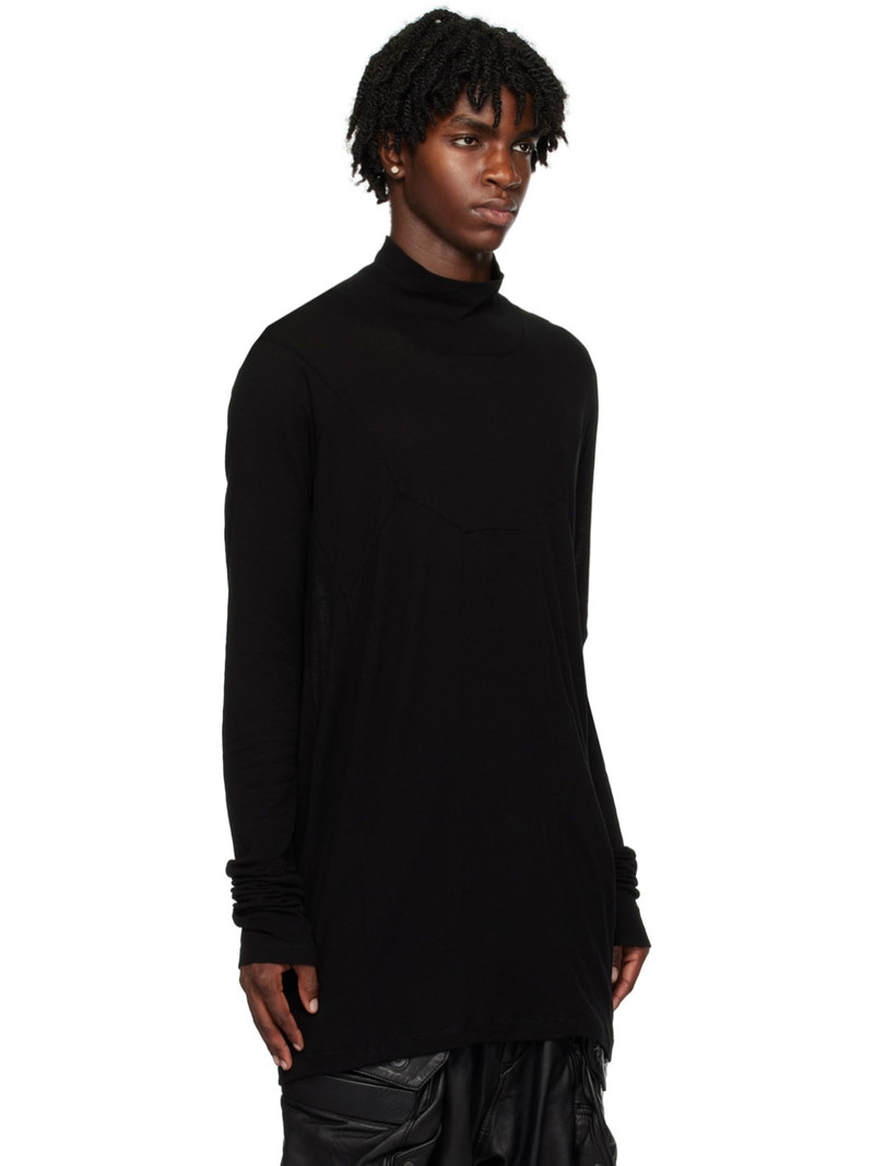 Black Edge Seam Turtleneck 2
