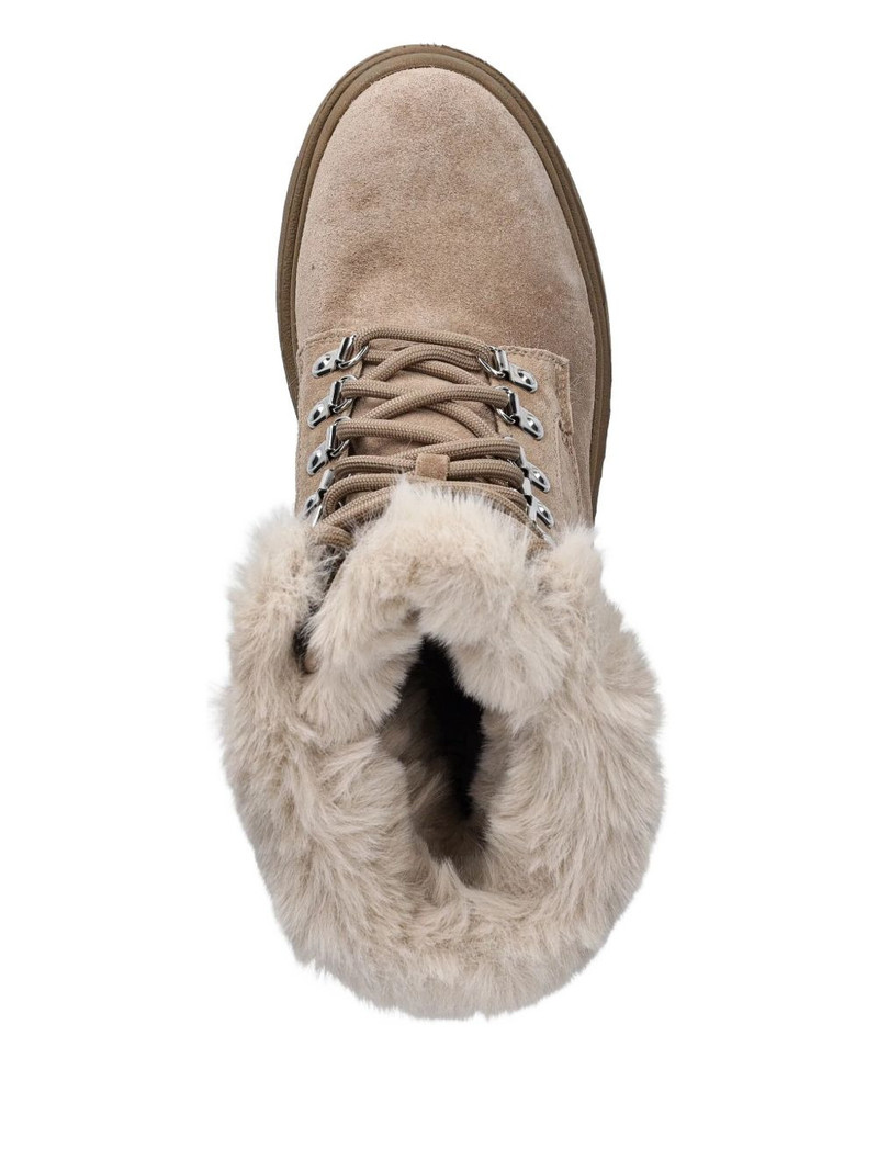 75mm trimmed lace-up ankle boots 4