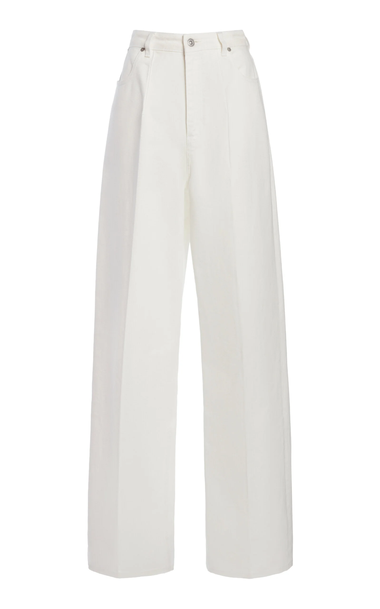 Rigid High Rise Straight Leg Jeans white - 1