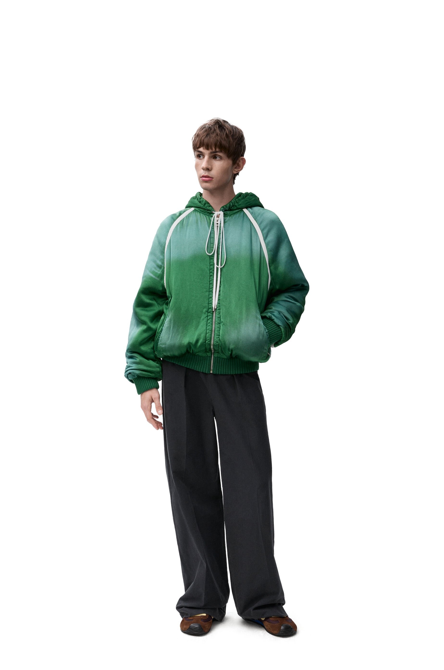 Tracksuit jacket in technical satin - 2