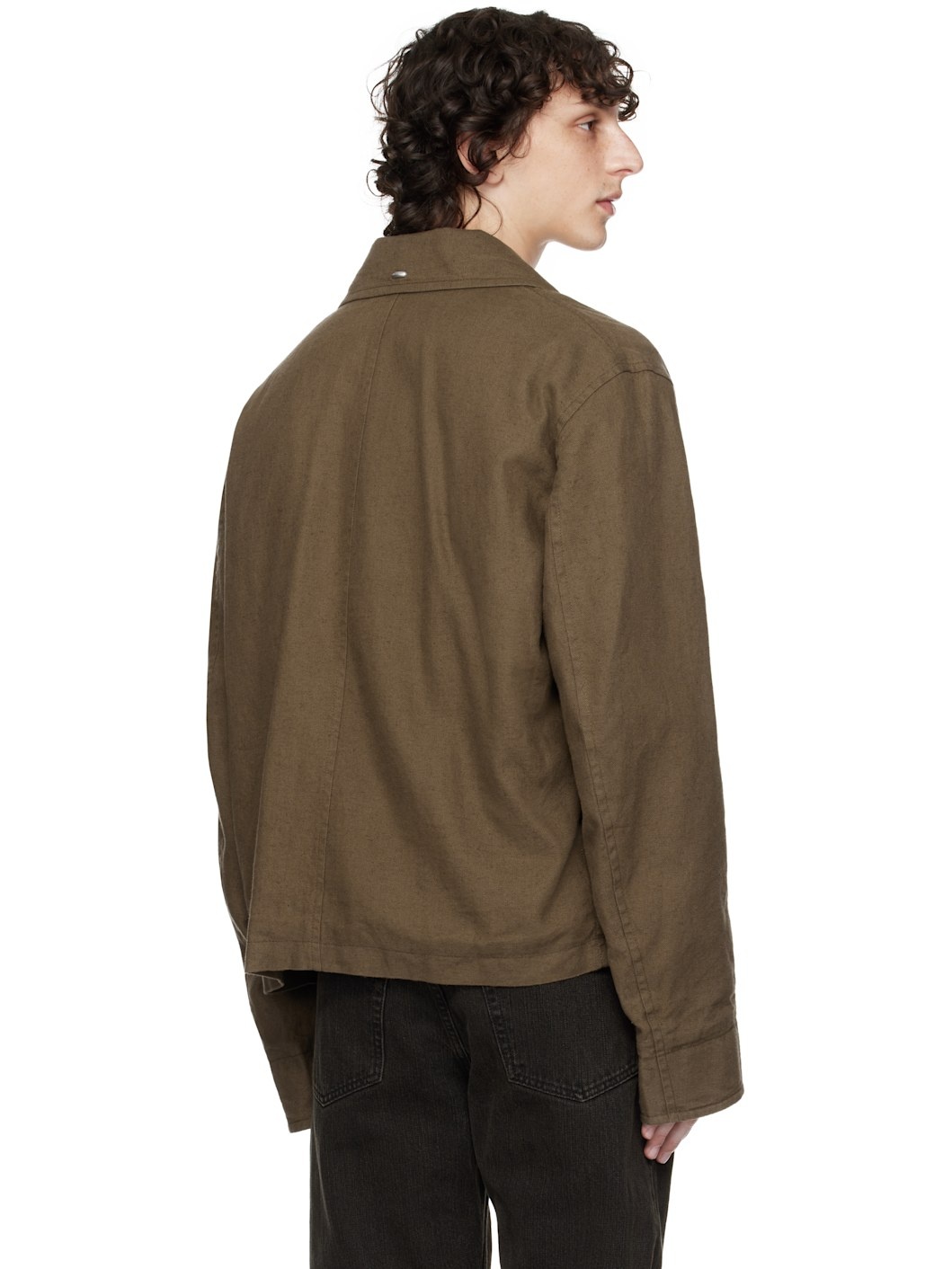 Taupe Dispatch Peacoat - 3