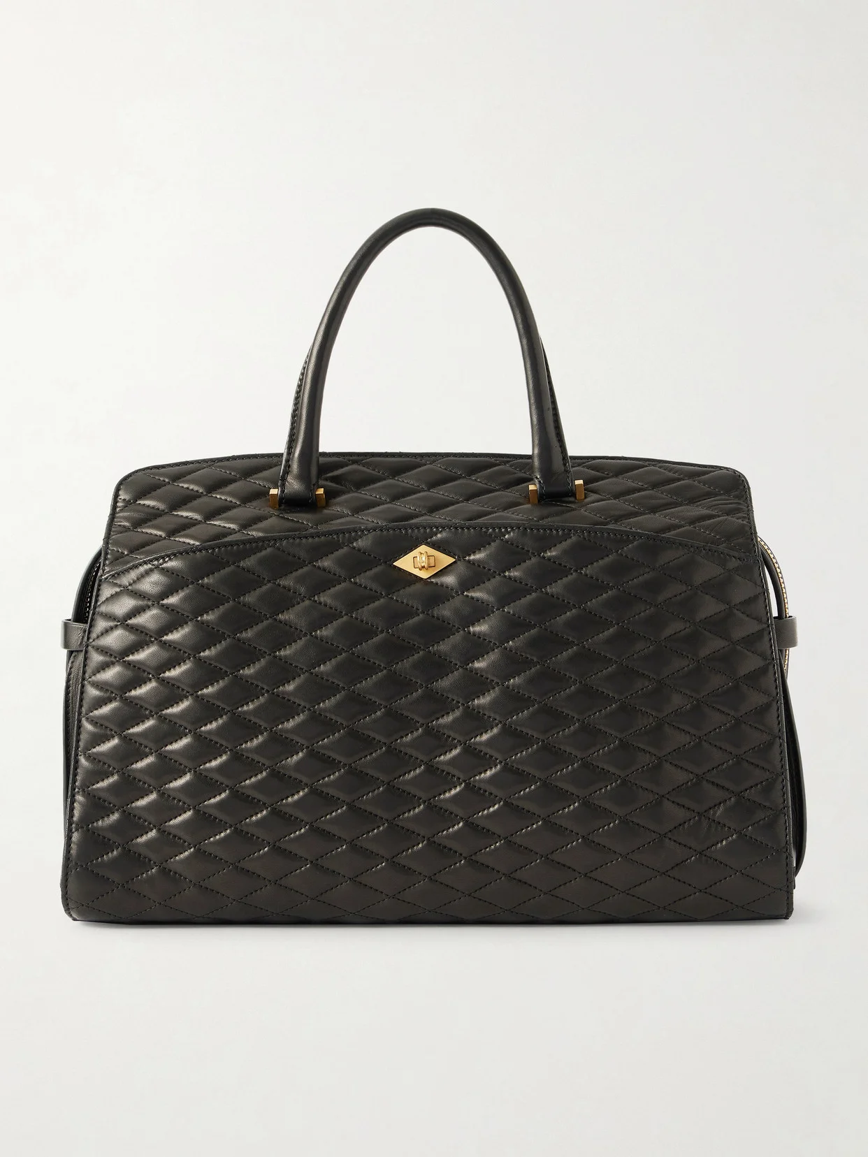 Private Eye Quilted Leather Tote - 1