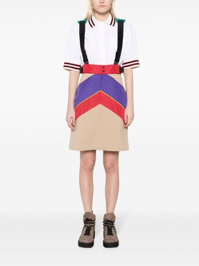 Kolor colour-block dungaree dress outlook