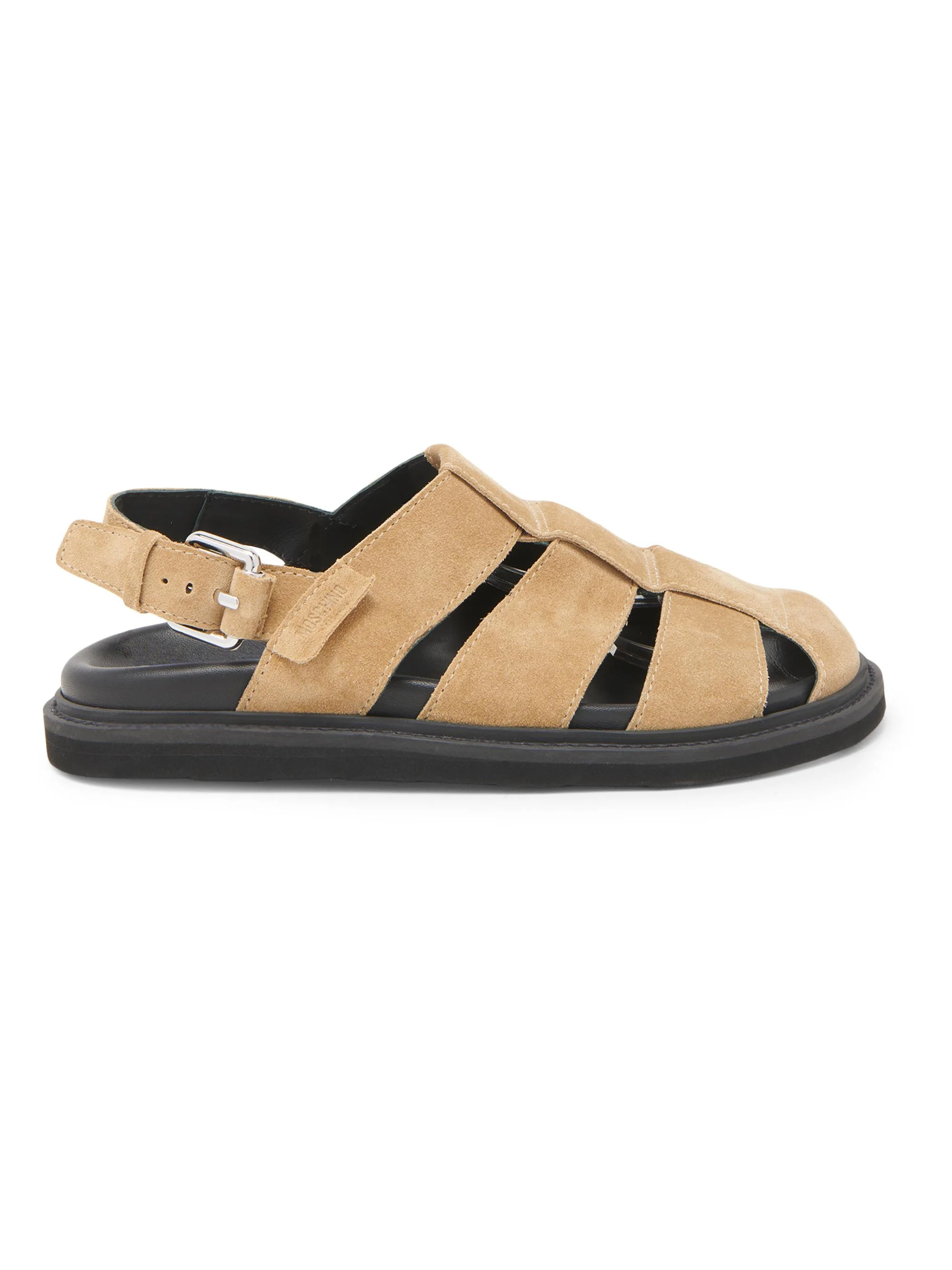 Women's Suede Fisherman Sandals - Beige - 1