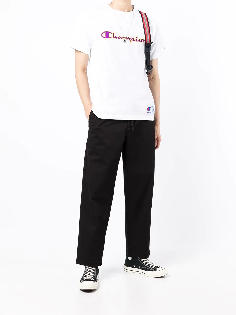 x Champion embroidered logo T-shirt - 2