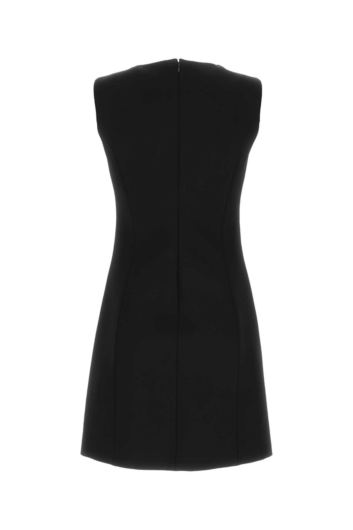 Givenchy Women Black Stretch Viscose Blend Mini Dress - 2