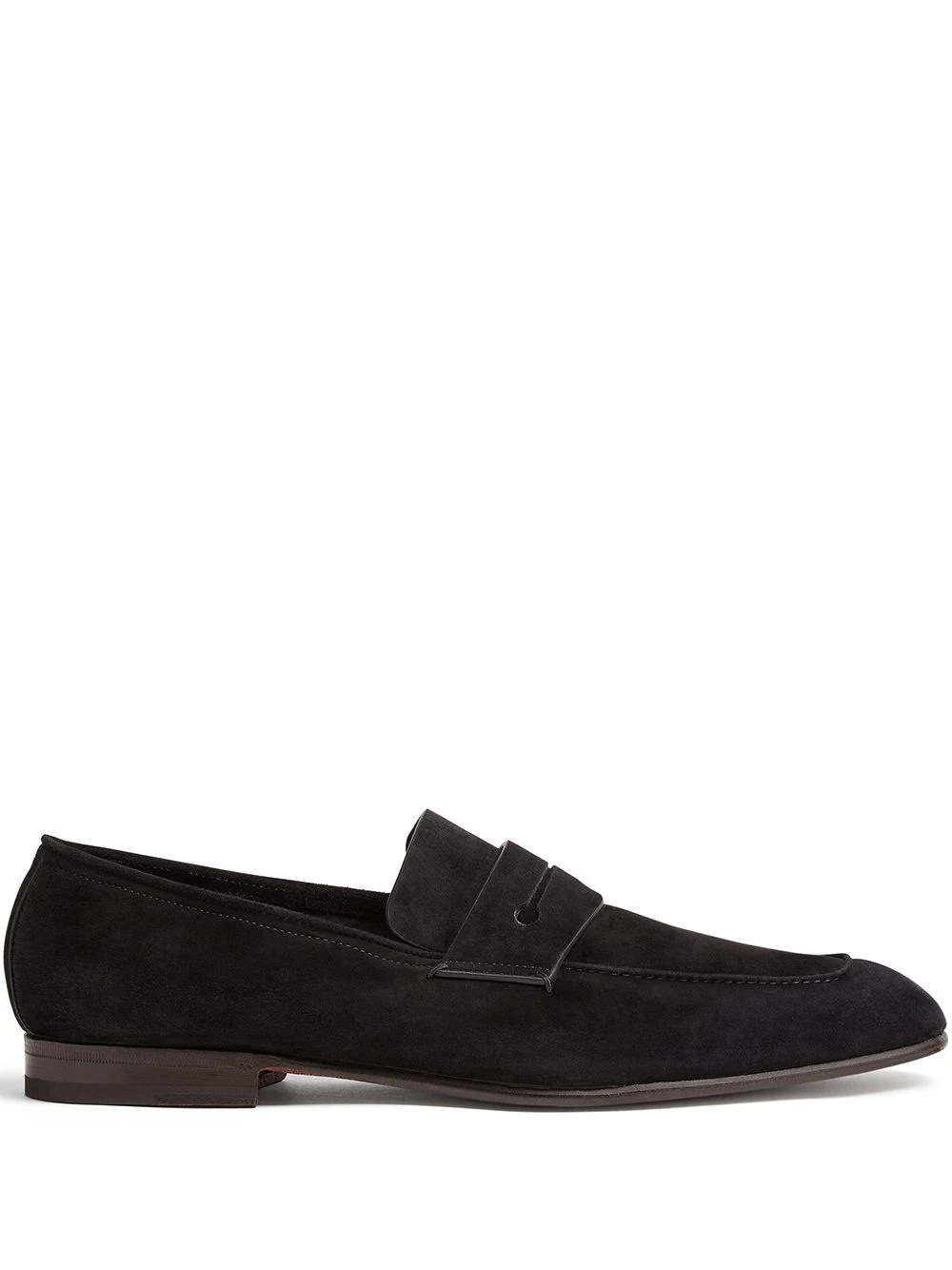 low-heel penny loafers - 1