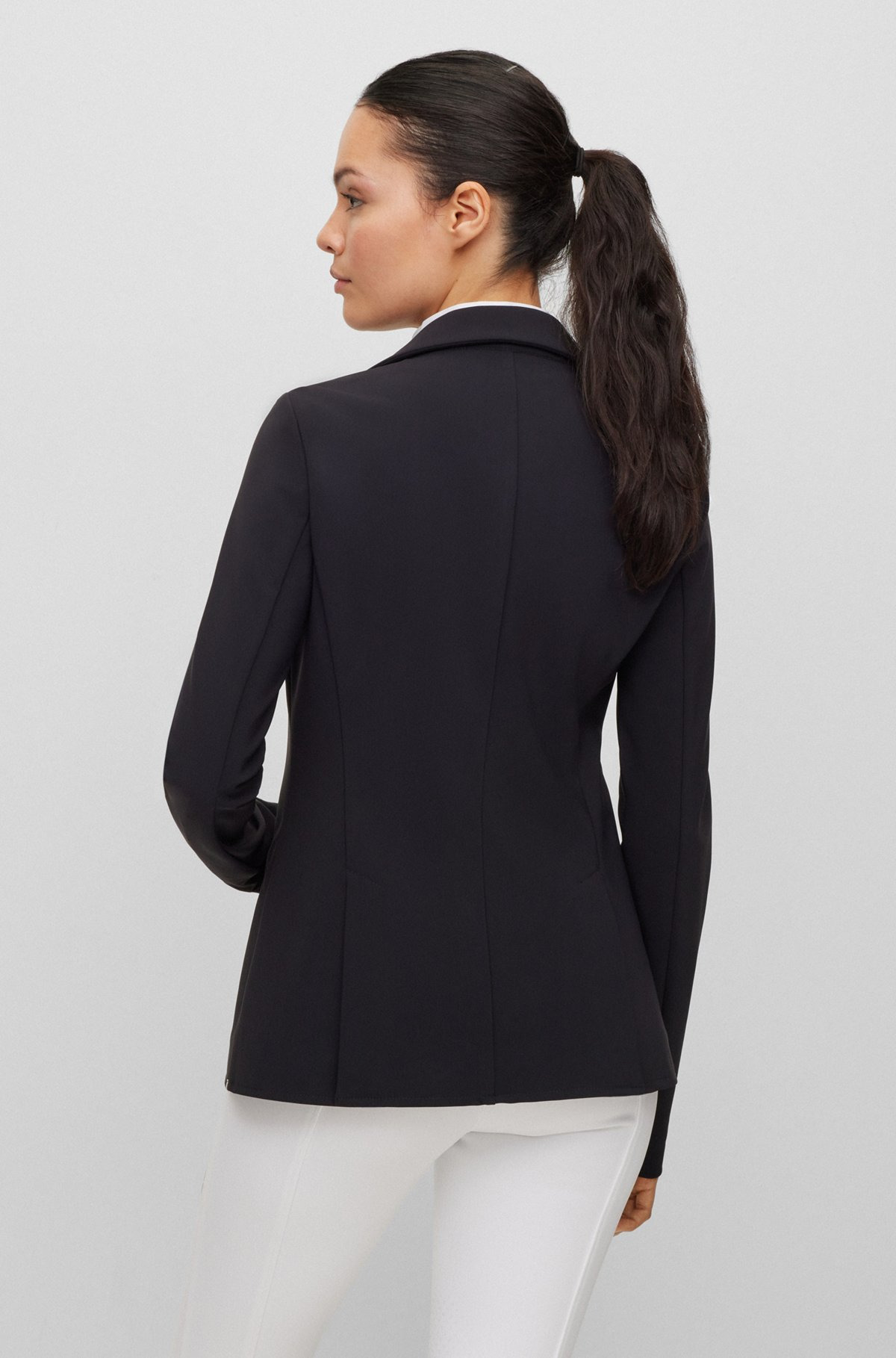 EQUESTRIAN SLIM-FIT SHOW JACKET IN POWER-STRETCH MATERIAL - 4