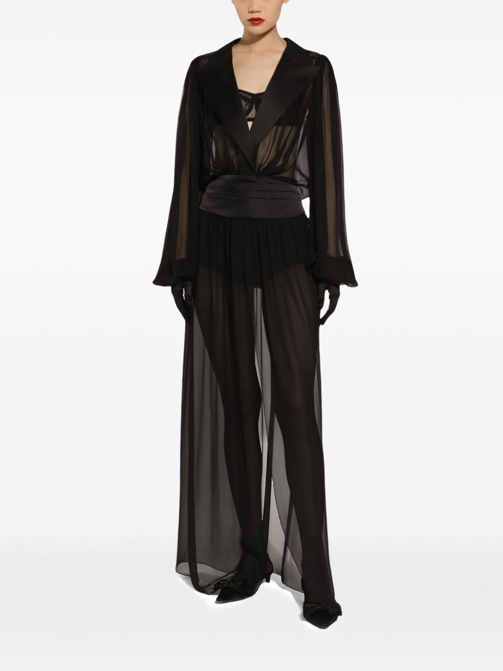 chiffon dress - 2