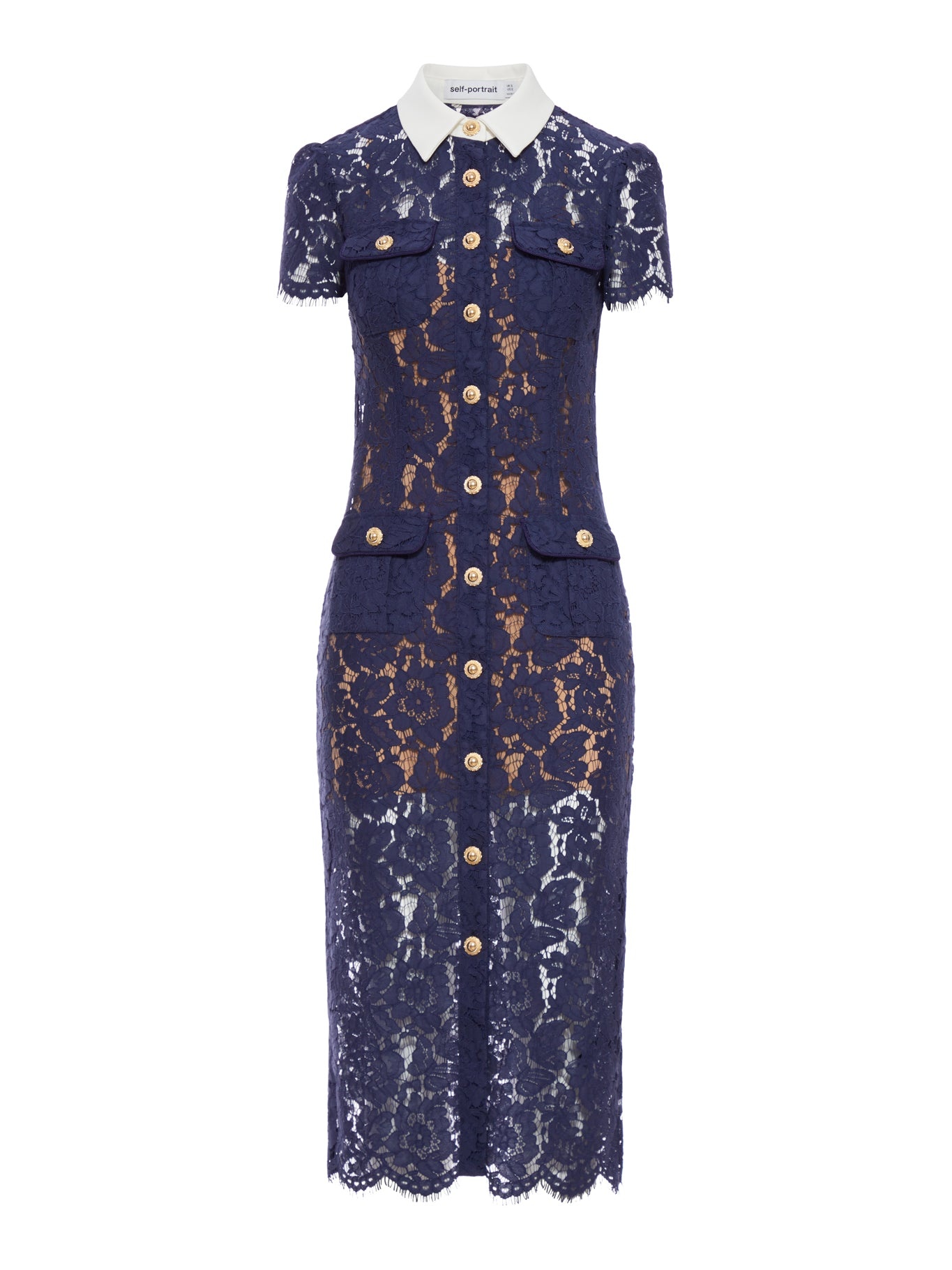 LACE MIDI DRESS - 1