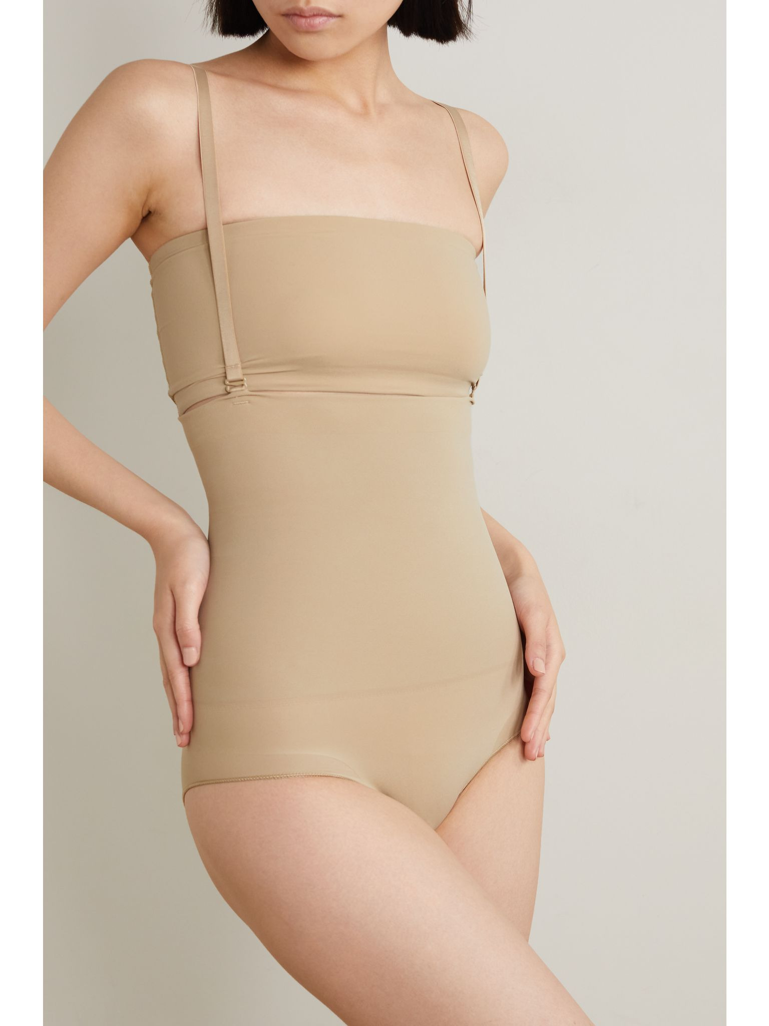Core Control High Waist Briefs - Clay Beige - 2