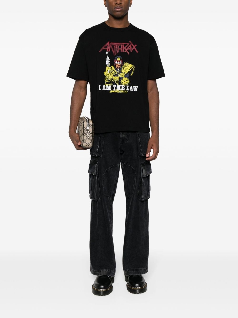 x Anthrax logo-print T-shirt - 2