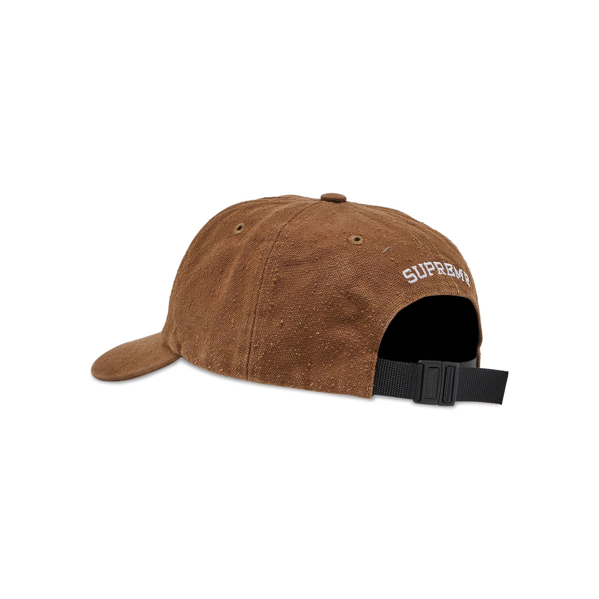 Supreme Classic Logo 6-Panel 'Olive Brown' - 3