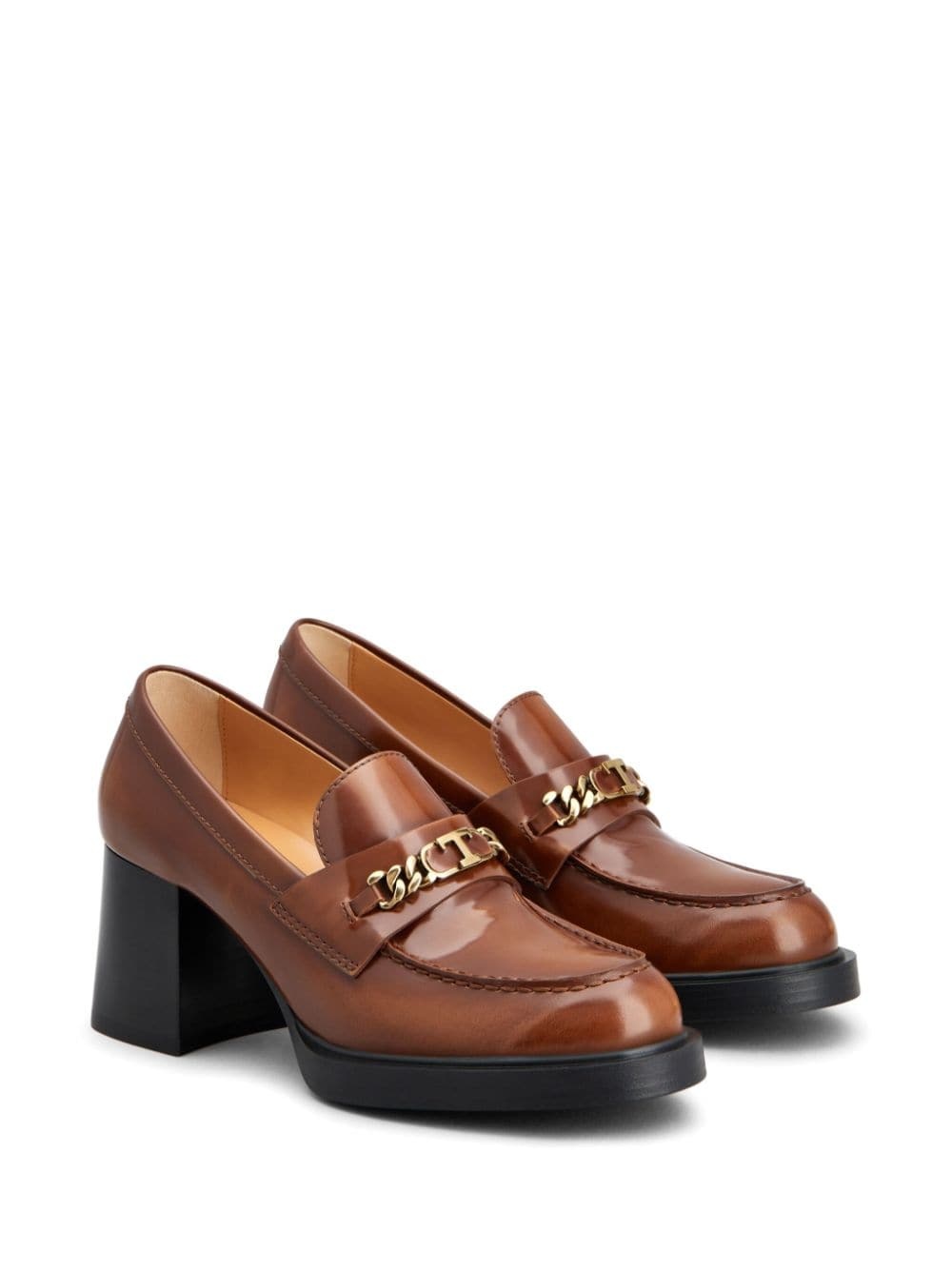 Gomma 65mm logo-plaque pumps - 2