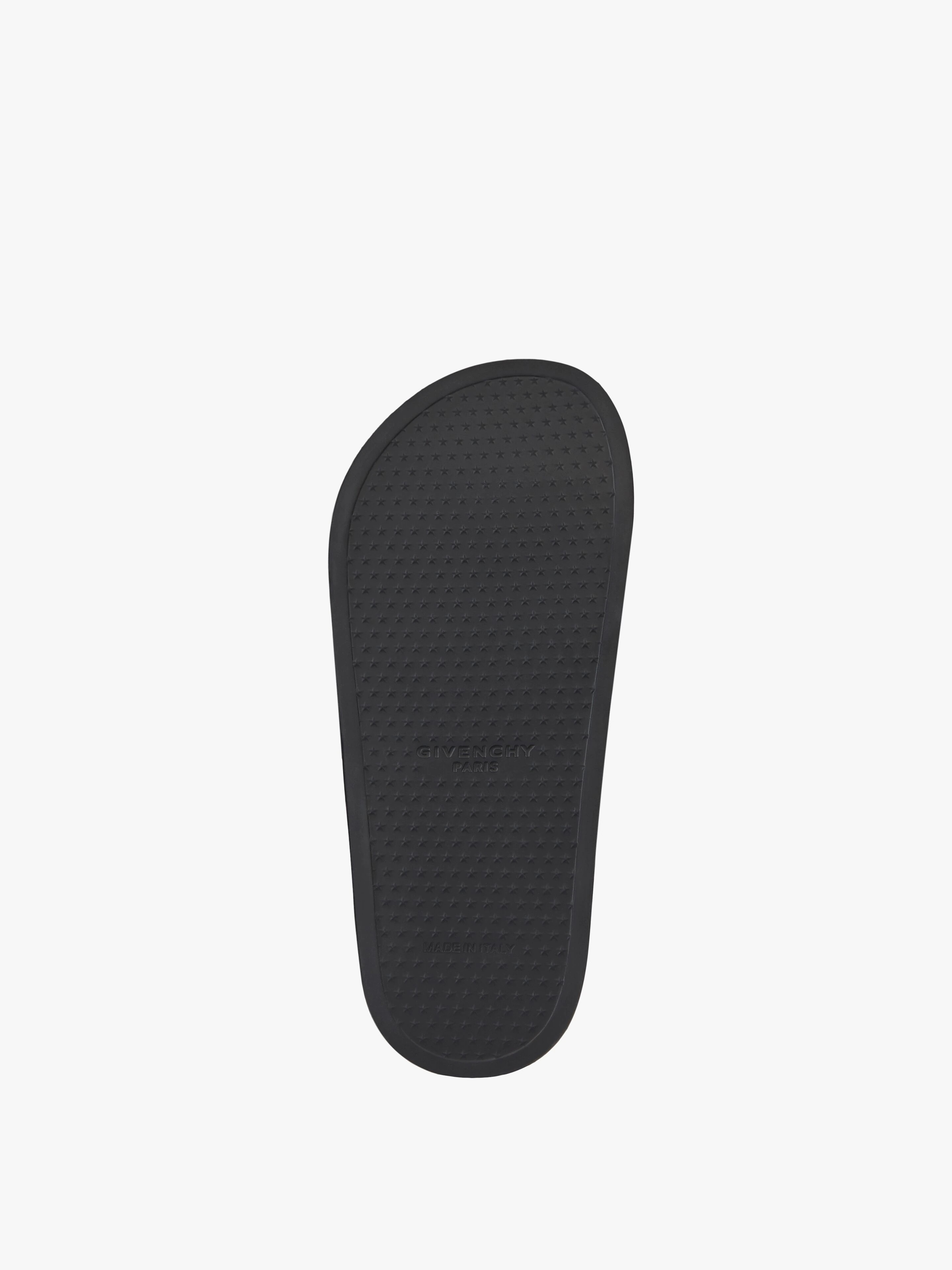 GIVENCHY FLAT SANDALS IN 4G LEATHER - 5