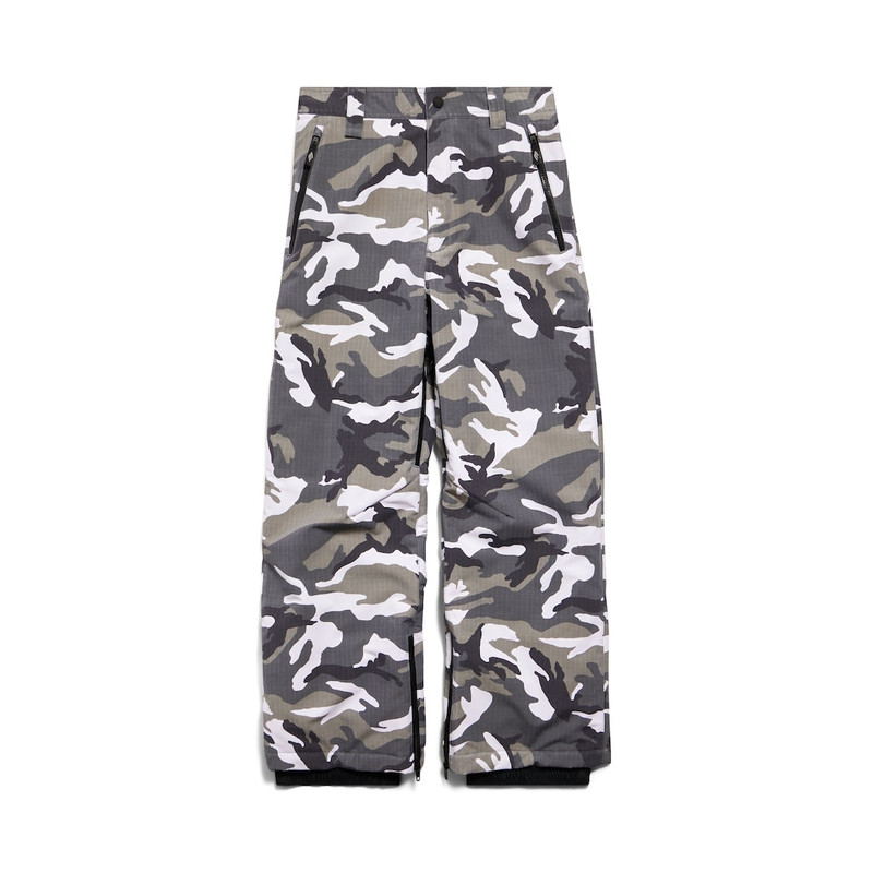 Men's Ski Straight Pants in Grey 1