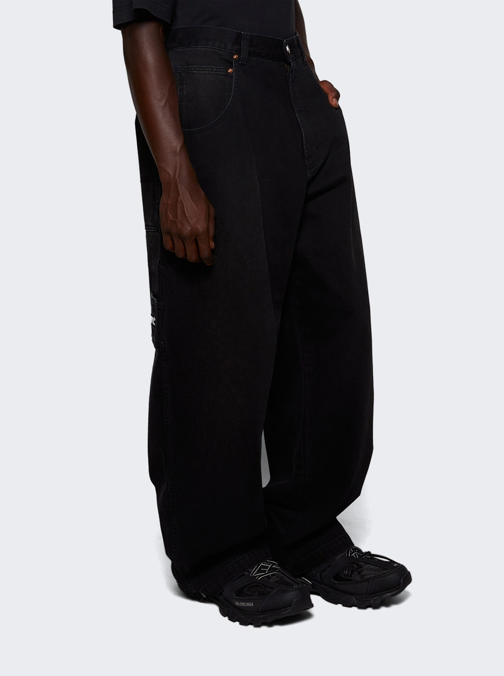 Hip-hop Jeans Vintage Black - 2