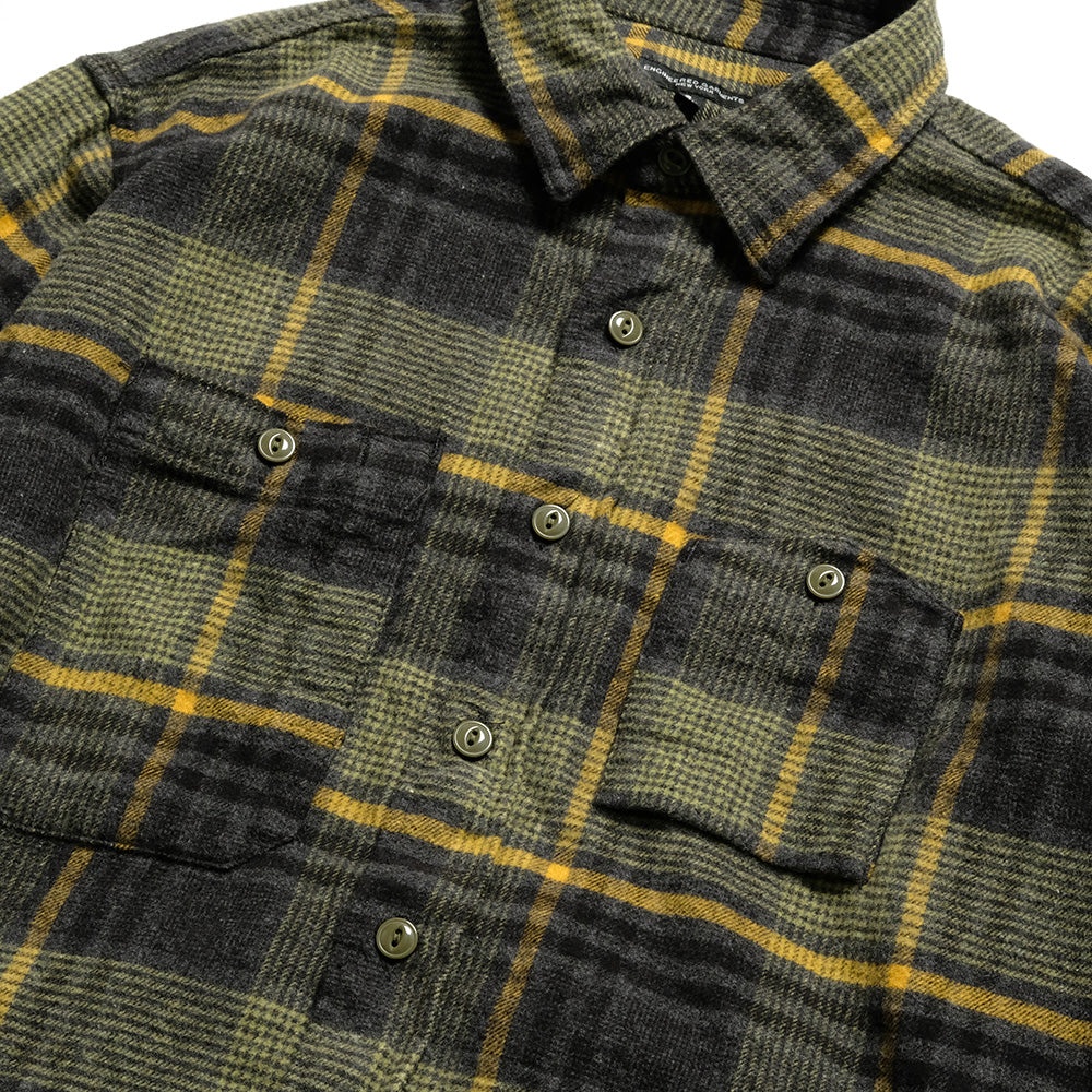 Work Shirt - Cotton Plaid Flannel - PS022 - 5