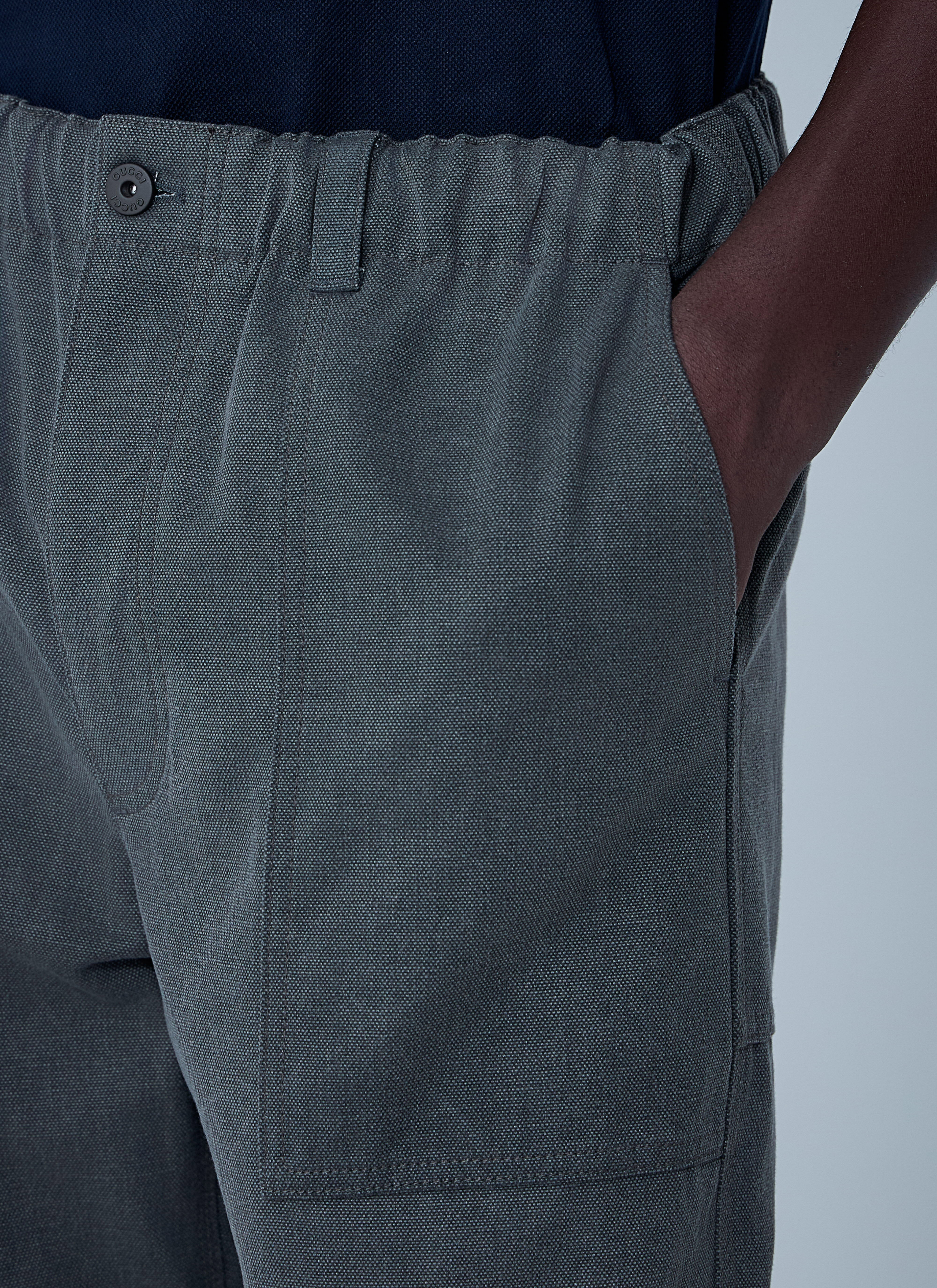 Faded Canvas Pants - 5