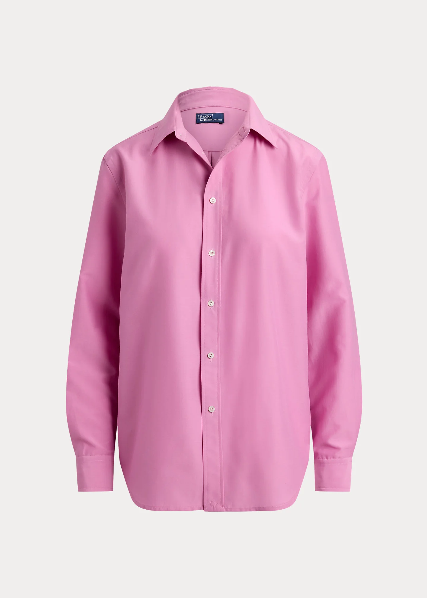 Relaxed Fit Cotton-Silk Shirt - 1