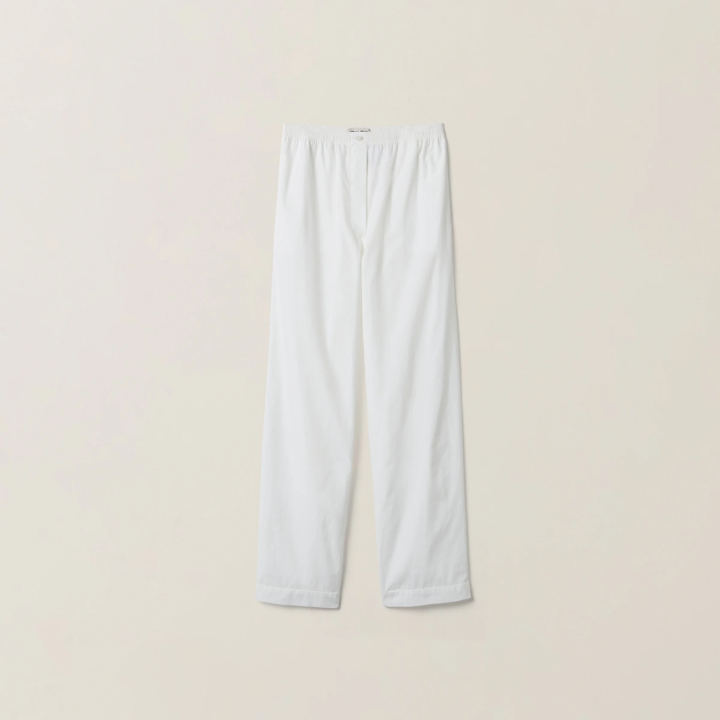 Poplin pajama pants - 1