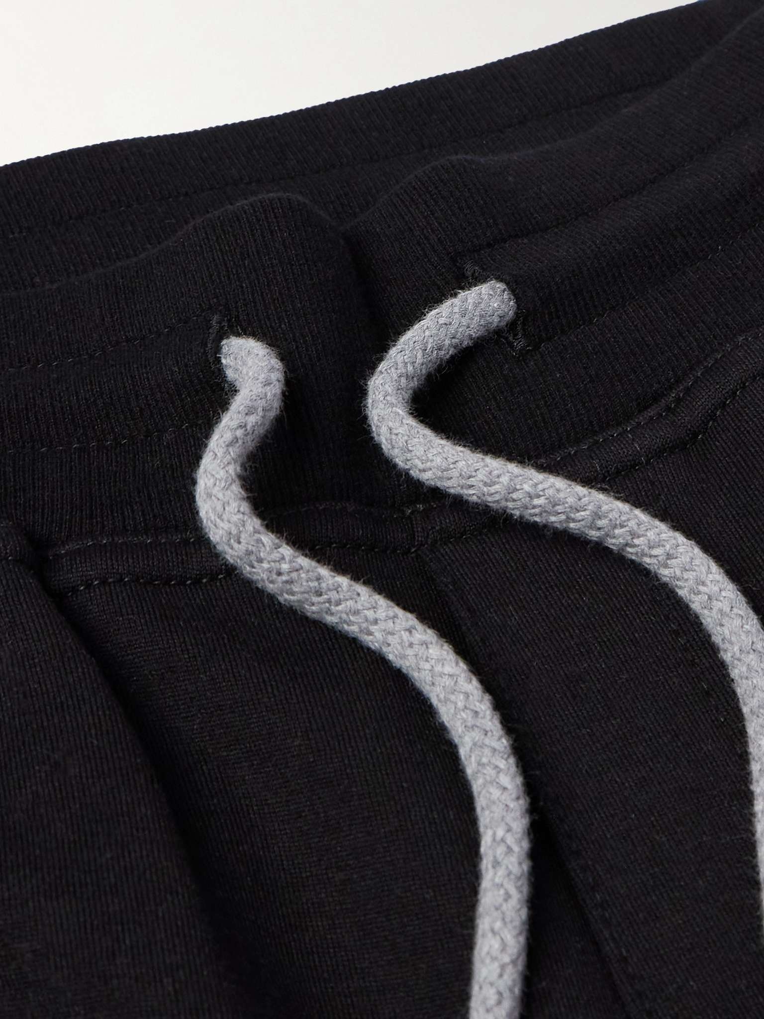 Tapered Cotton-Blend Jersey Sweatpants - 3