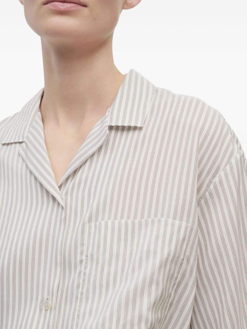 striped short-sleeve shirt - 5