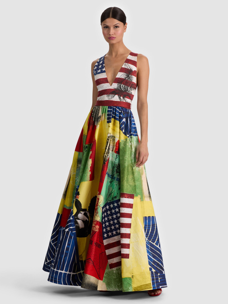 DARCIE FLARED GOWN 1