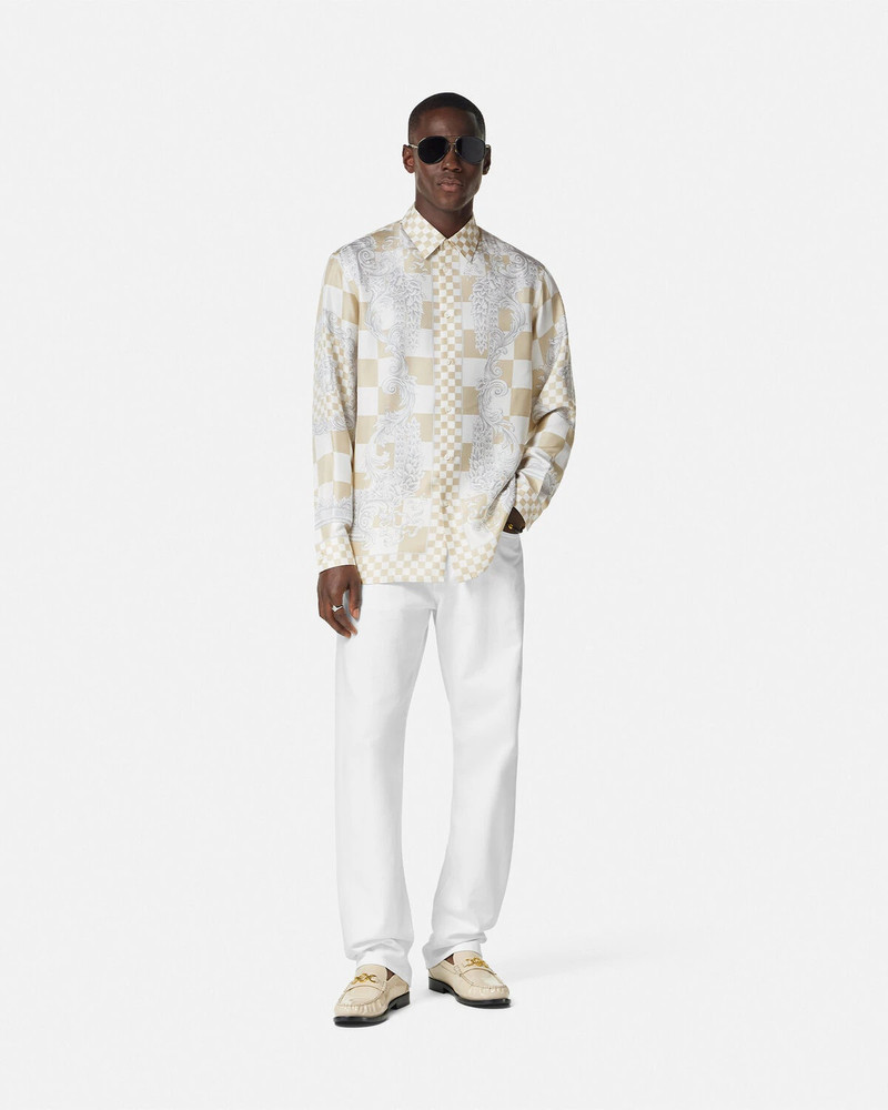 VERSACE Medusa Contrasto Silk Shirt outlook