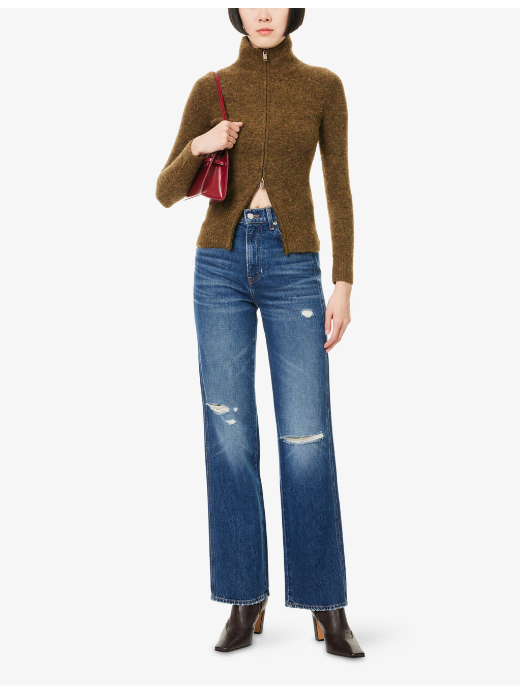 Dylan Straight-Leg Denim Jeans - 2