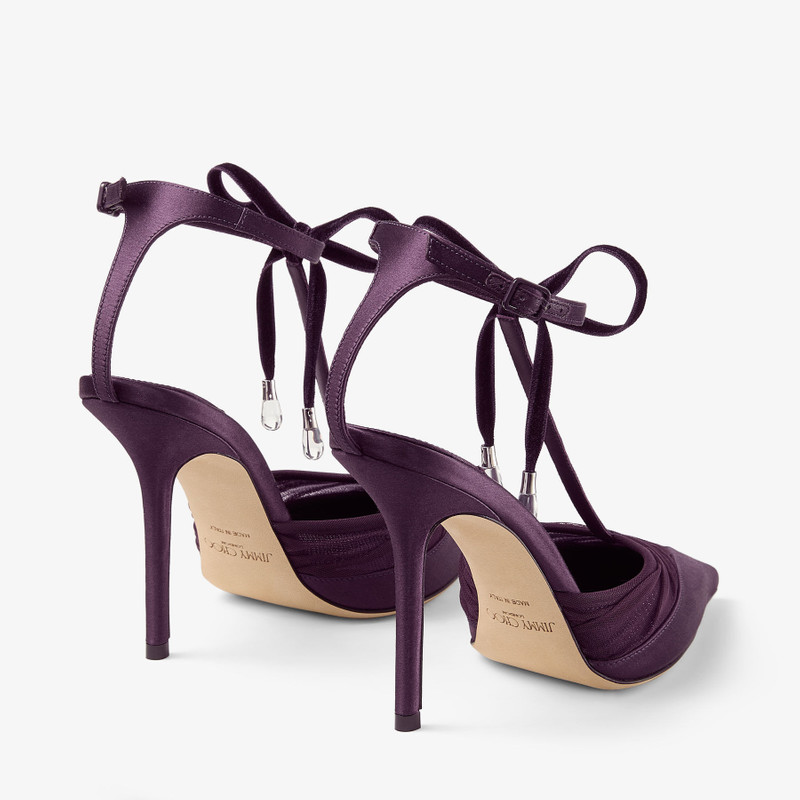 JIMMY CHOO Afia Mesh 100
Winter Bloom Satin and Ruched Tulle Pumps outlook