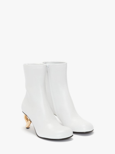 JW Anderson LEATHER CHAIN ANKLE BOOTS outlook