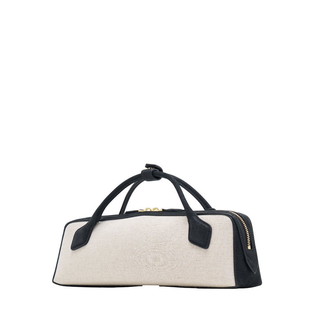 Teckel Clutch Linen And Nubuck - 2