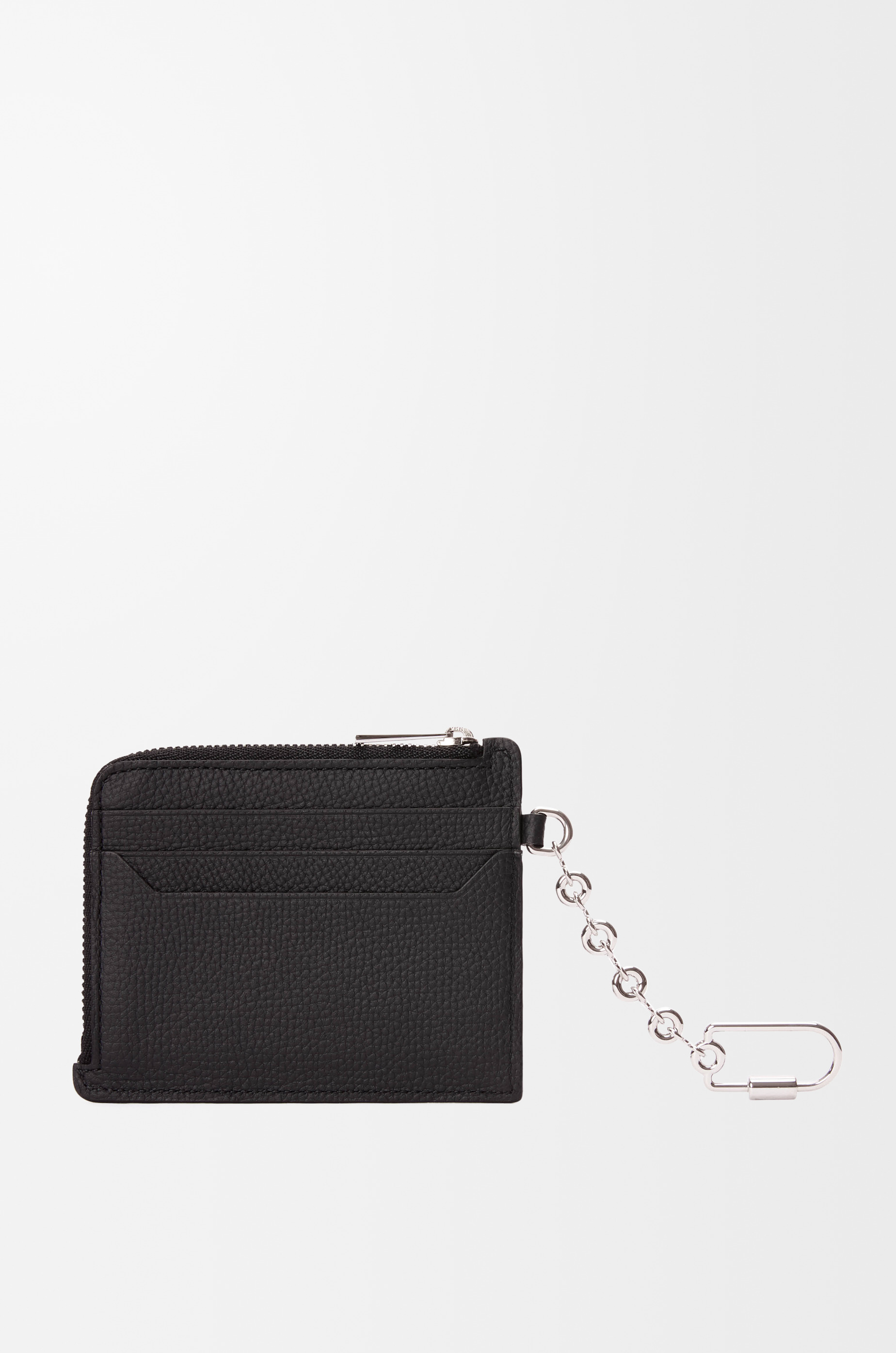 Anagram square coin cardholder in pebble grained calfskin - 2