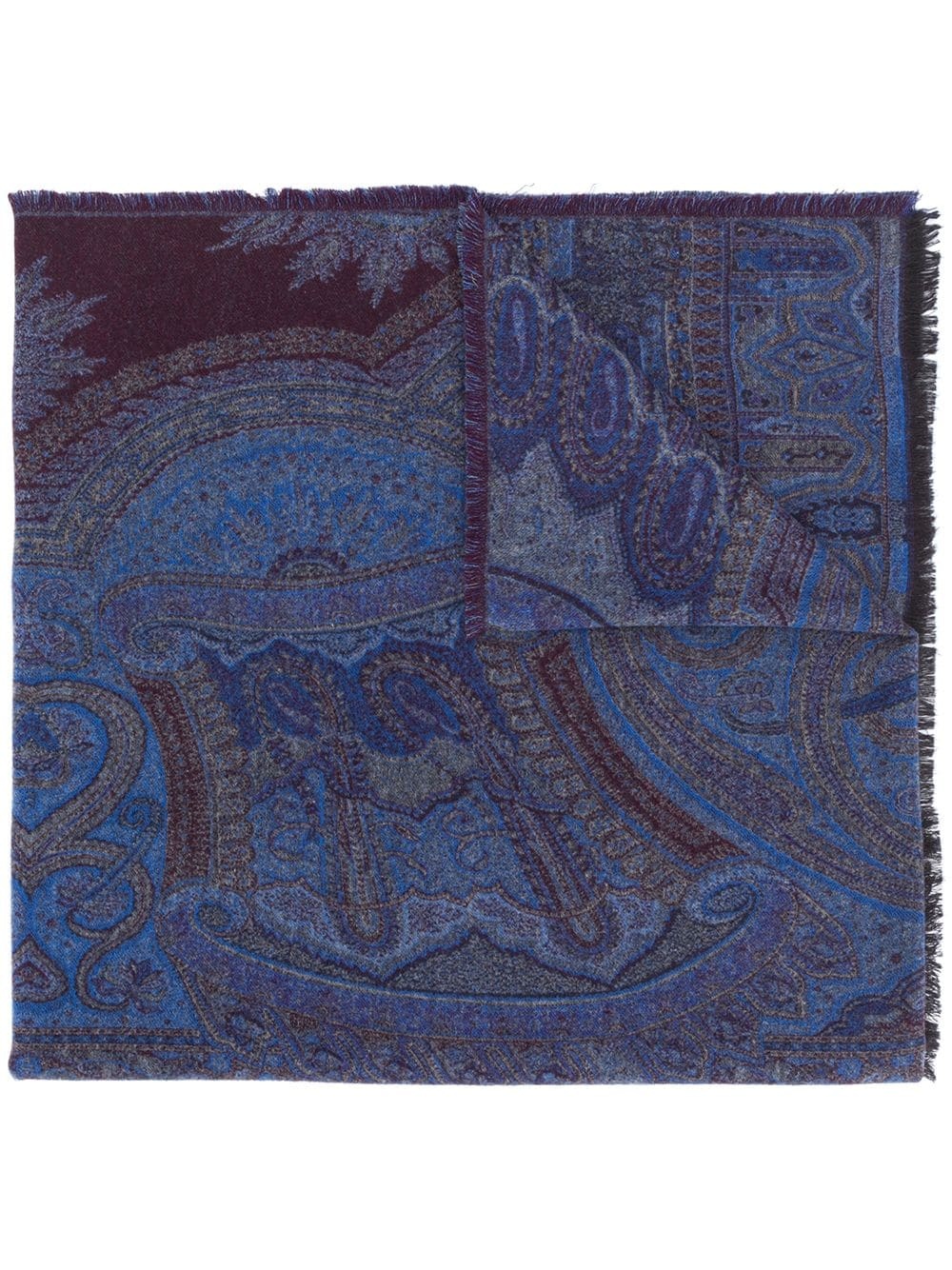 paisley-print scarf - 1